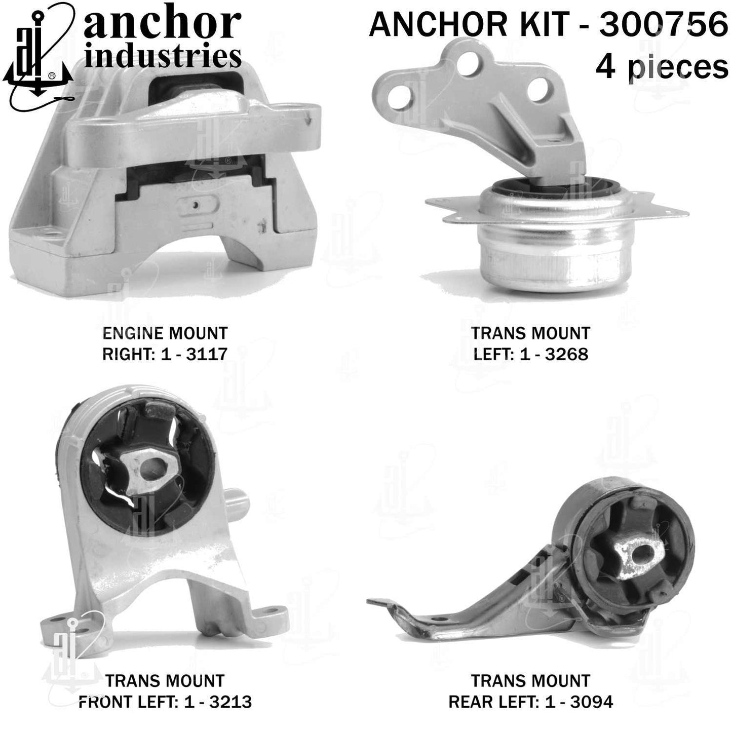 Anchor Engine Mount Kit 300756
