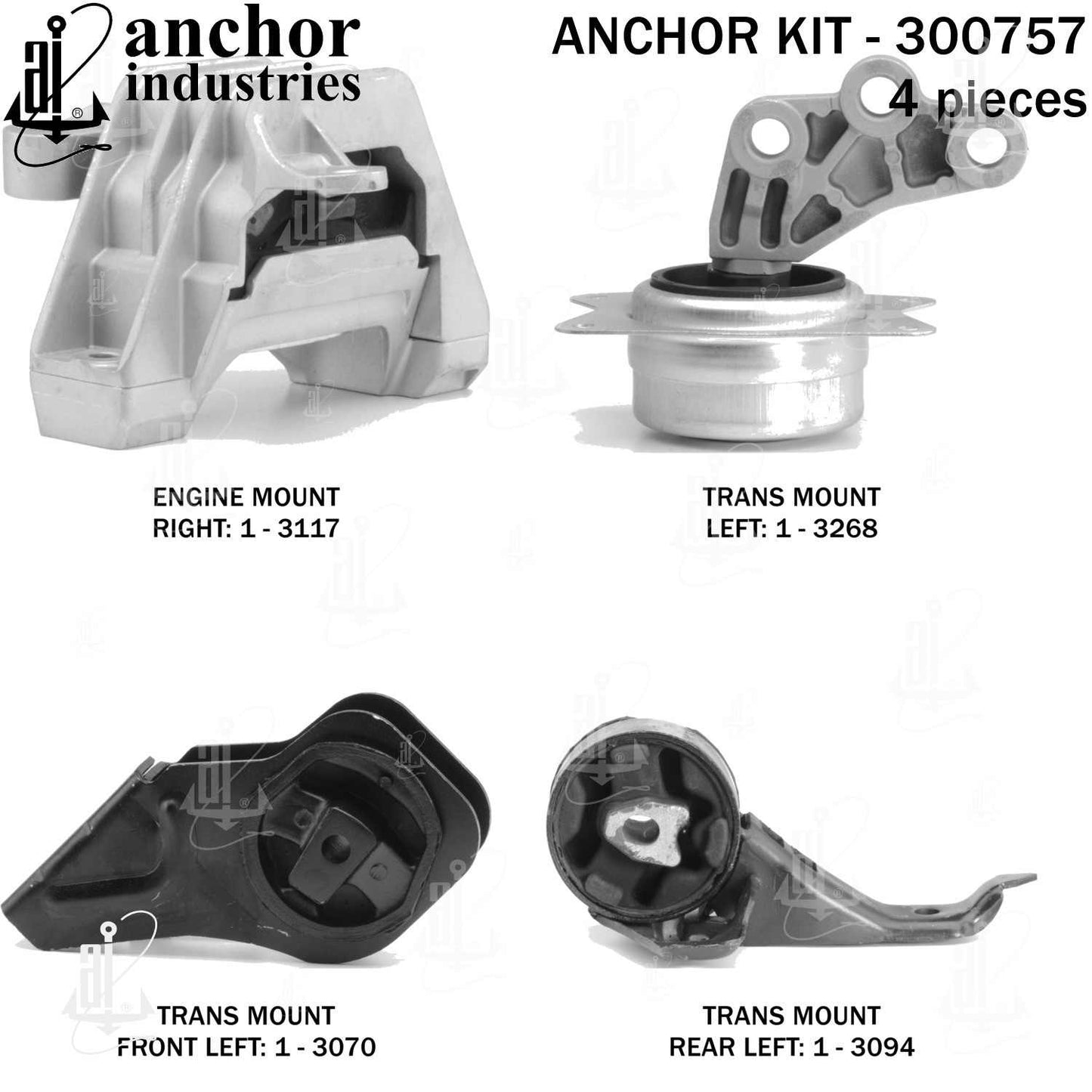 Anchor Engine Mount Kit 300757