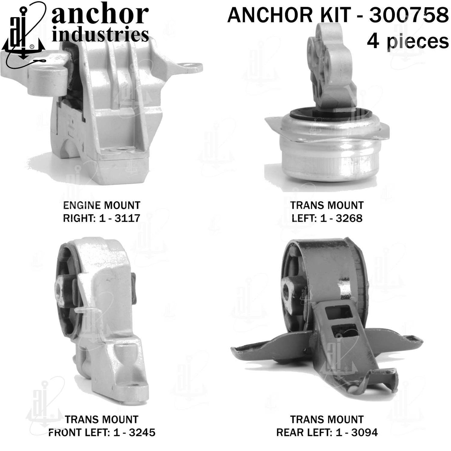 Anchor Engine Mount Kit 300758