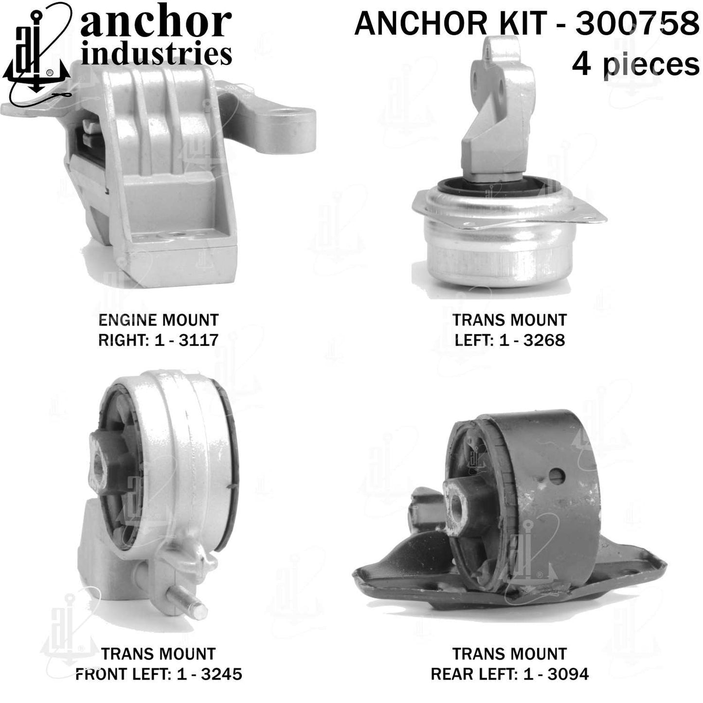 Anchor Engine Mount Kit 300758