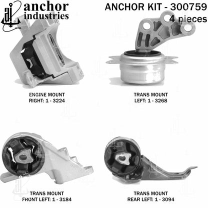 Anchor Engine Mount Kit 300759