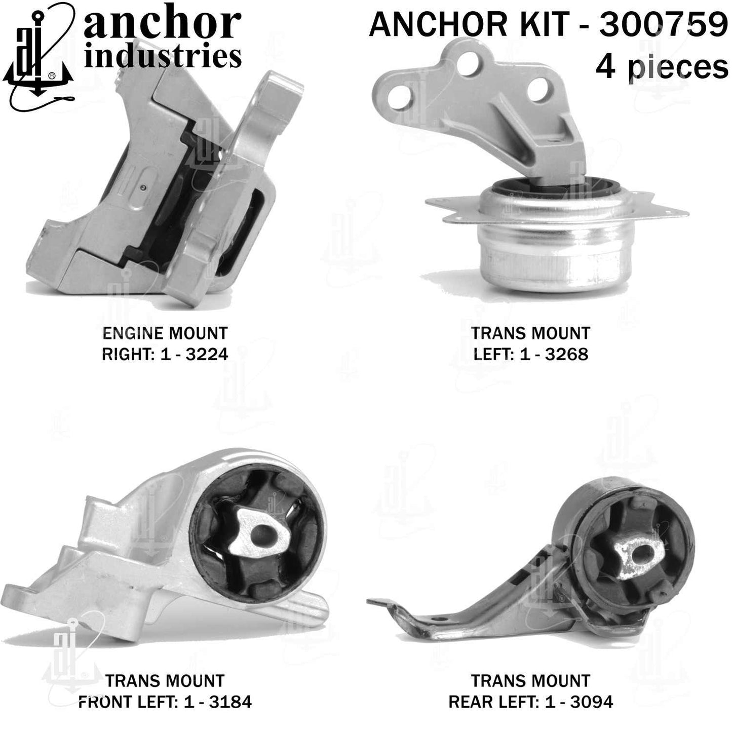 Anchor Engine Mount Kit 300759