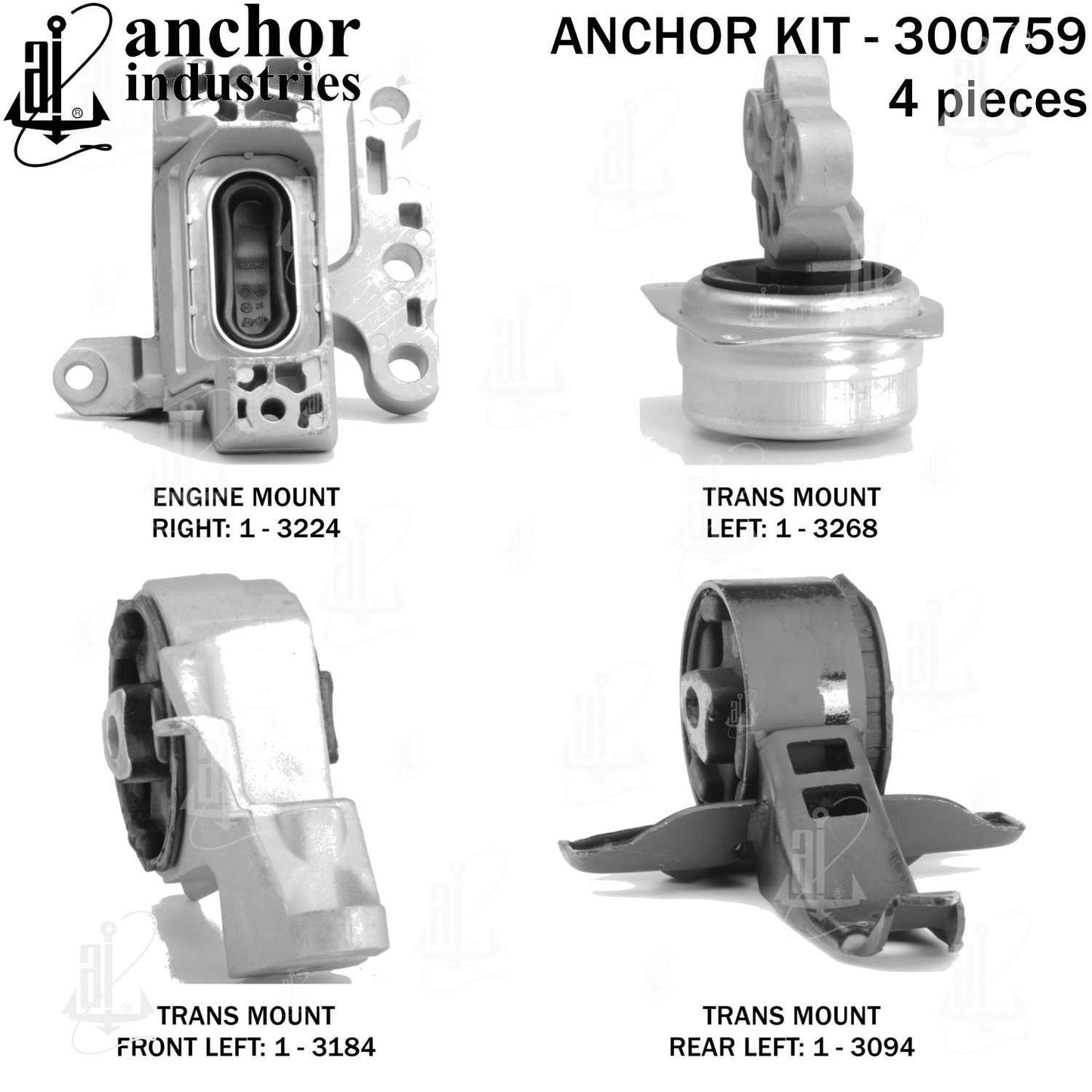 Anchor Engine Mount Kit 300759