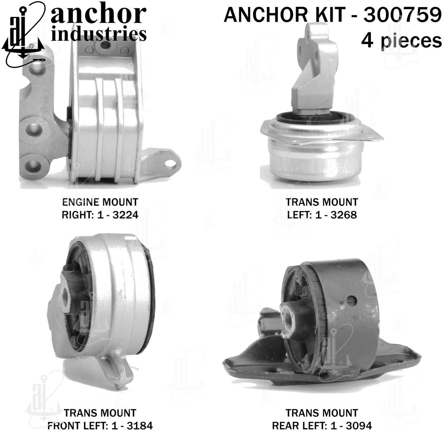 Anchor Engine Mount Kit 300759