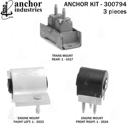 Anchor Mounts Engine Mount Kit 300794 image 4