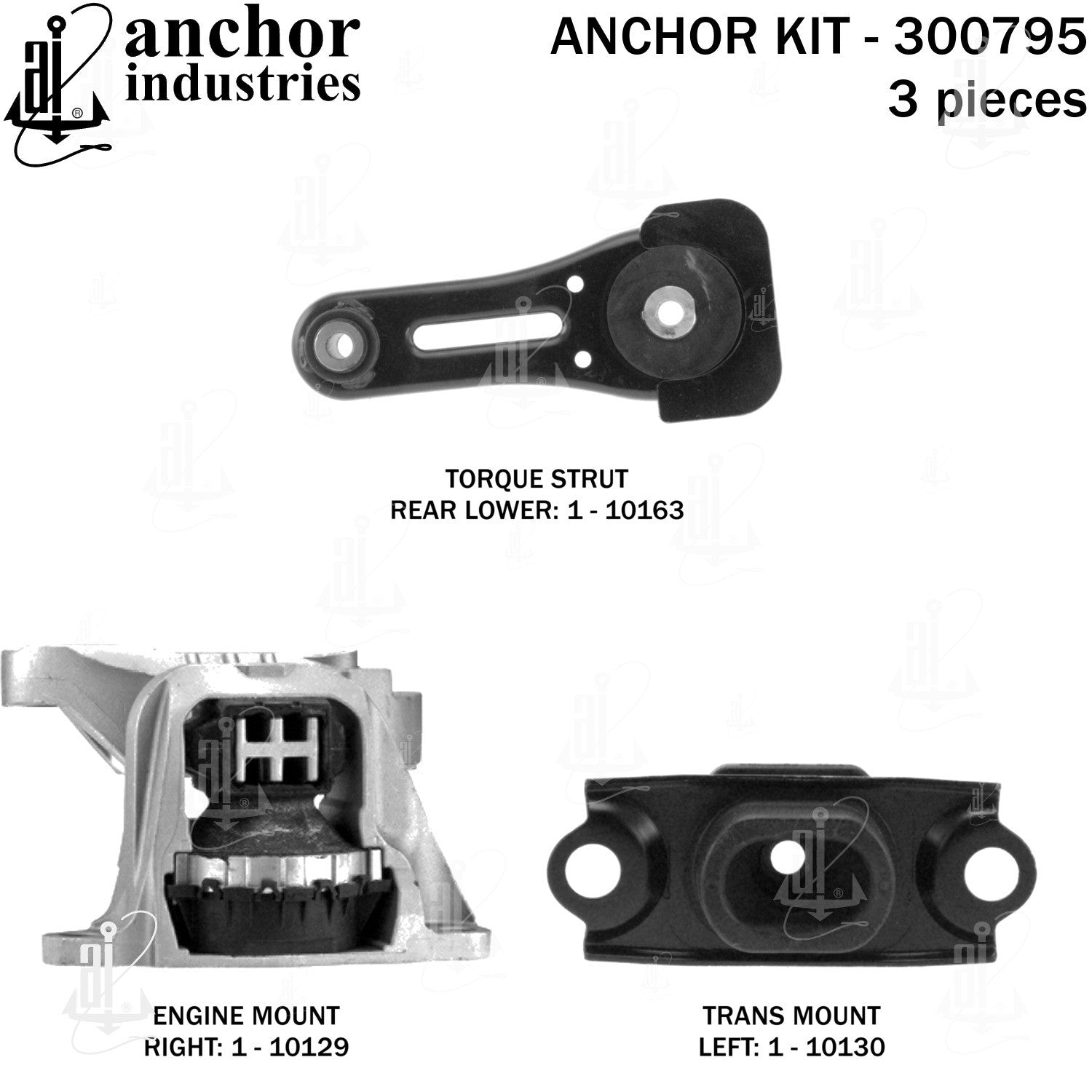 Anchor Mounts Engine Mount Kit 300795 main image