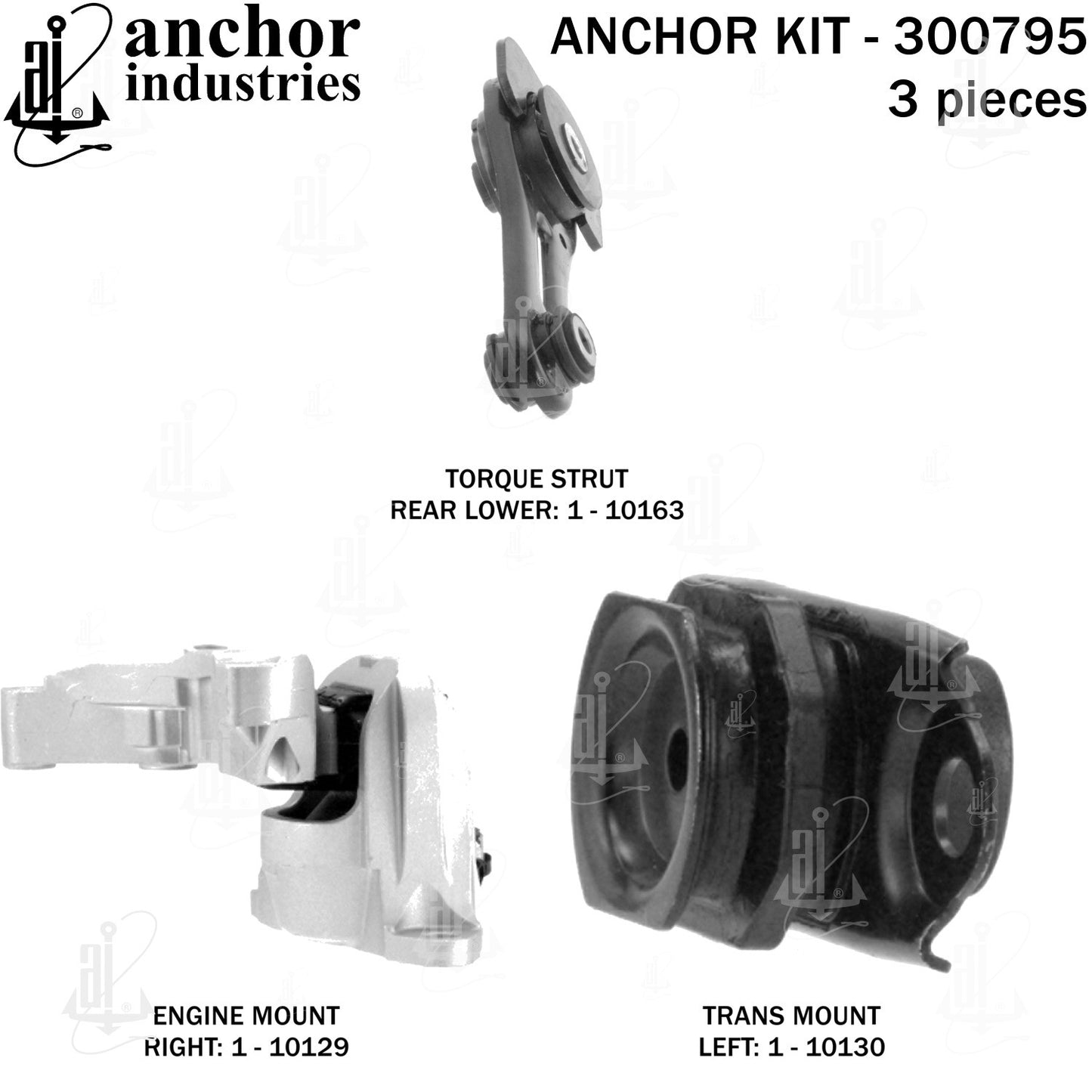 Anchor Mounts Engine Mount Kit 300795 image 4
