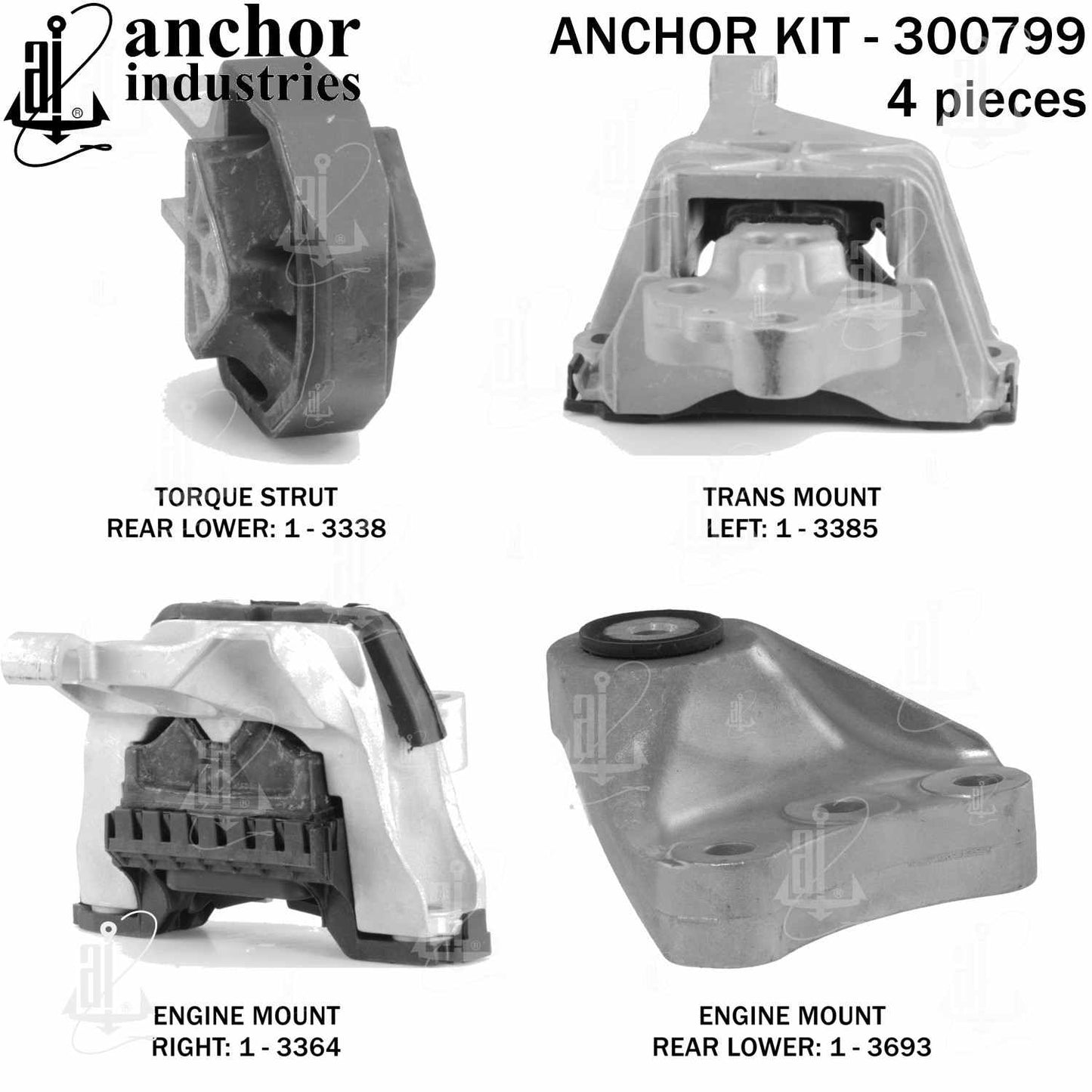 Anchor Engine Mount Kit 300799