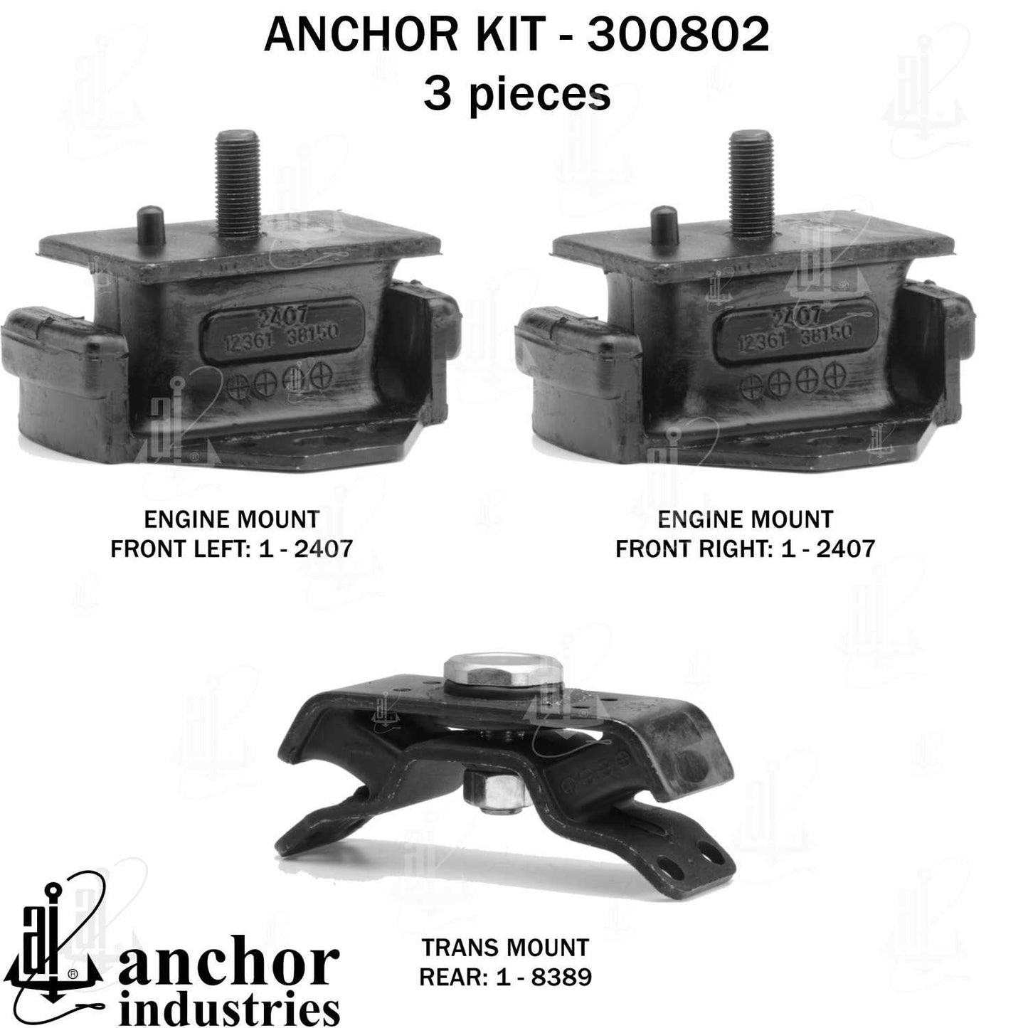 Anchor Engine Mount Kit 300802