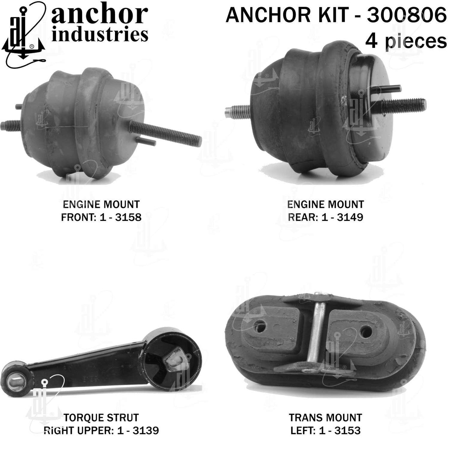 Anchor Engine Mount Kit 300806