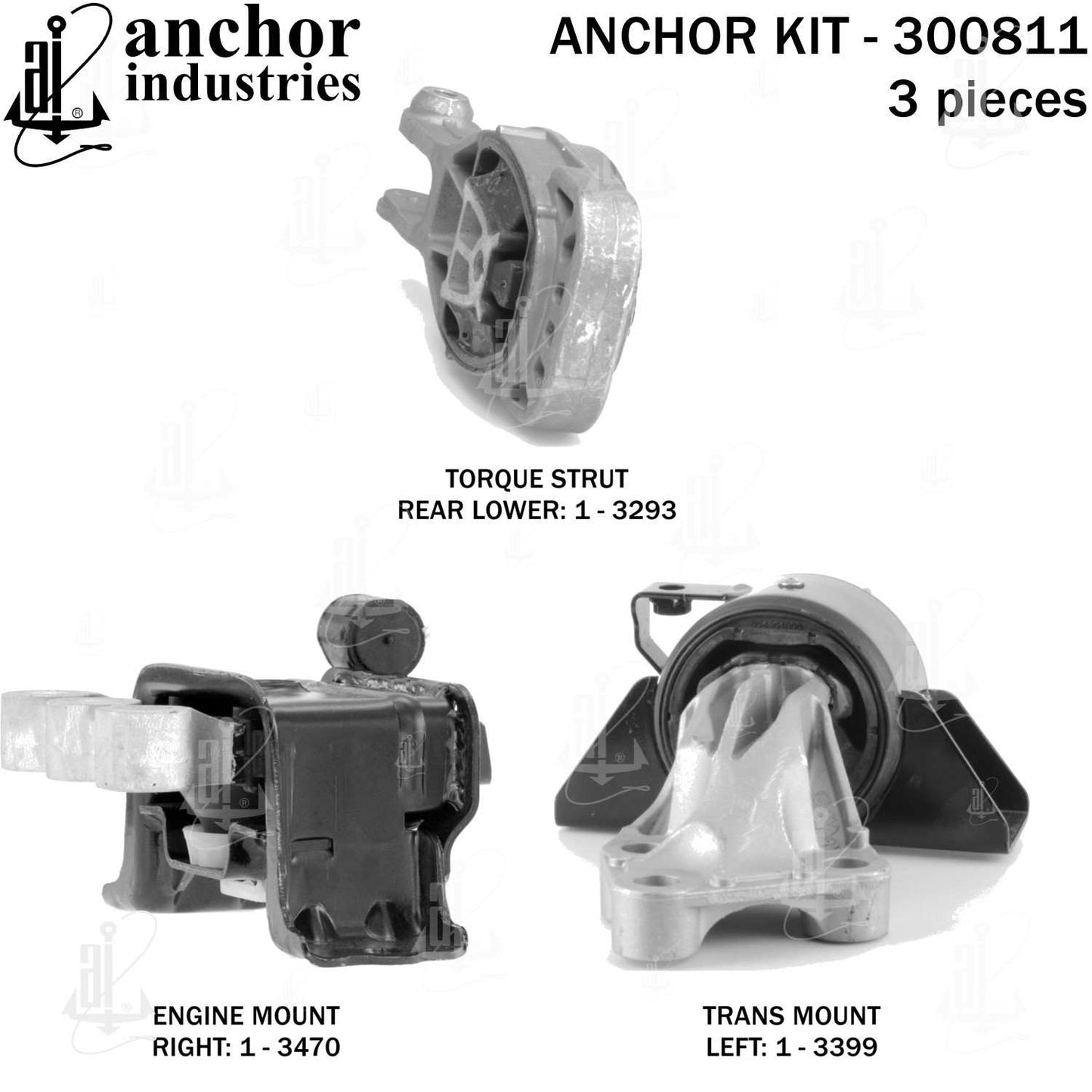 Anchor Engine Mount Kit 300811