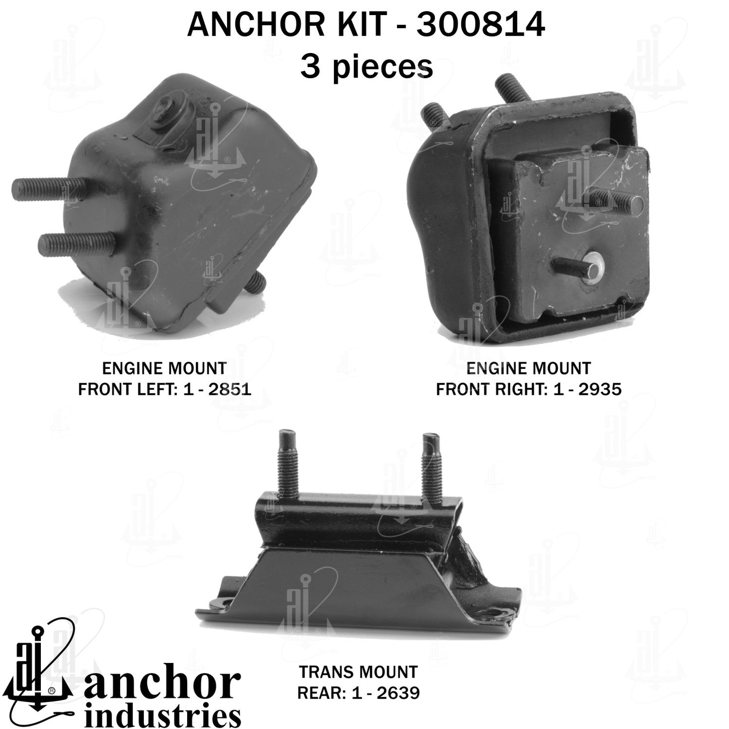 Anchor Mounts Engine Mount Kit 300814 main image
