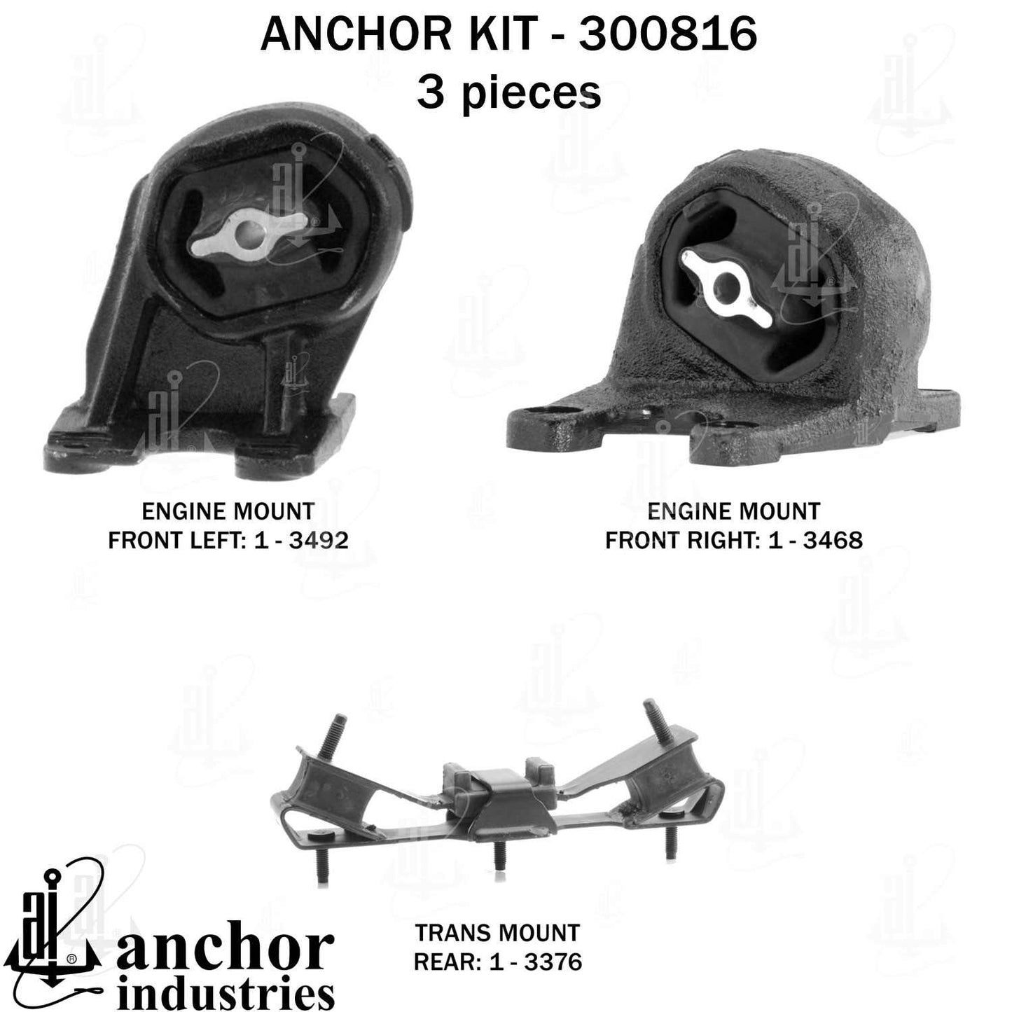 Anchor Engine Mount Kit 300816