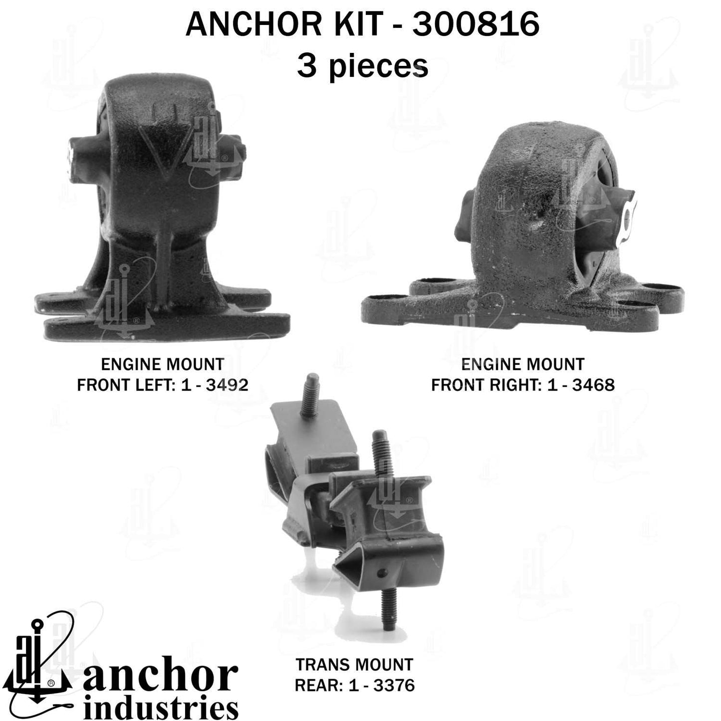 Anchor Engine Mount Kit 300816