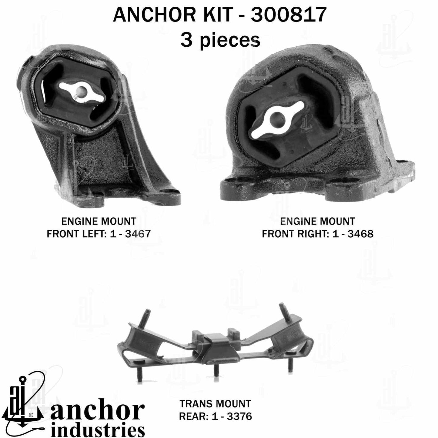 Anchor Engine Mount Kit 300817