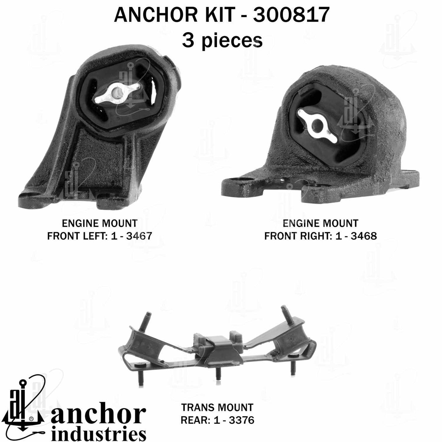 Anchor Engine Mount Kit 300817