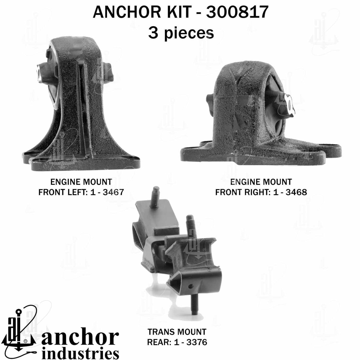 Anchor Engine Mount Kit 300817