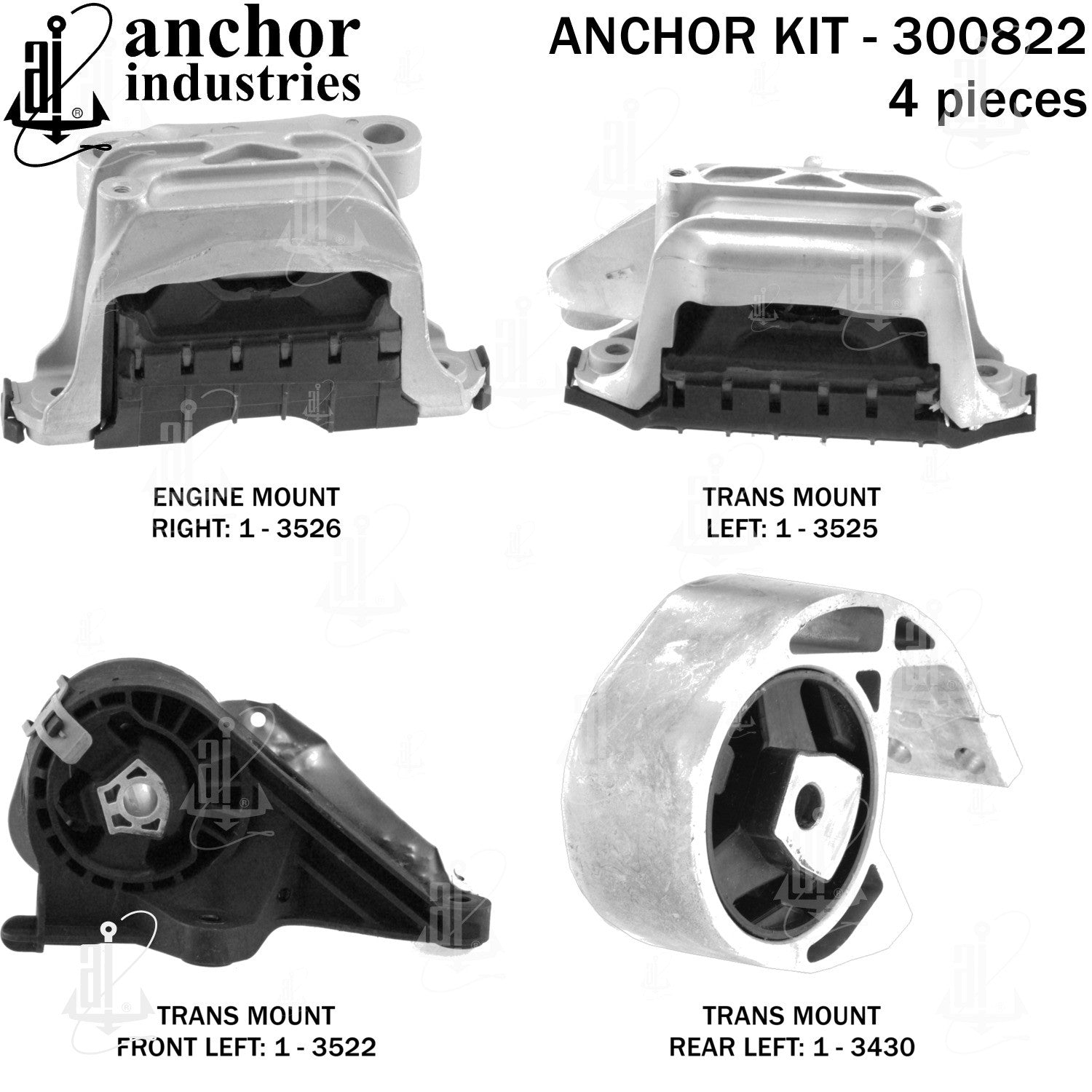 Anchor Engine Mount Kit 300822 main image
