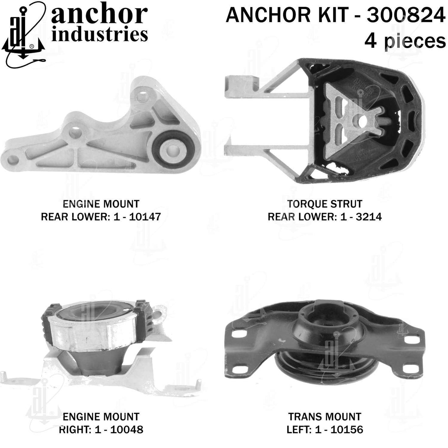 Anchor Engine Mount Kit 300824