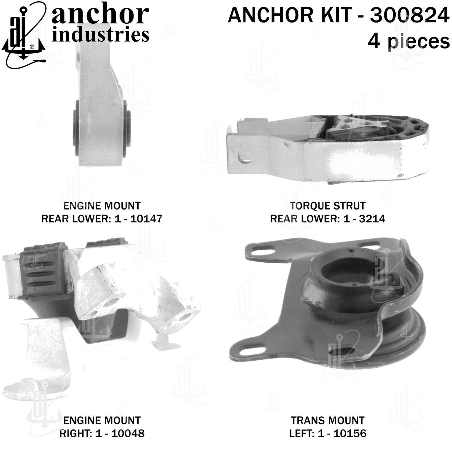 Anchor Engine Mount Kit 300824