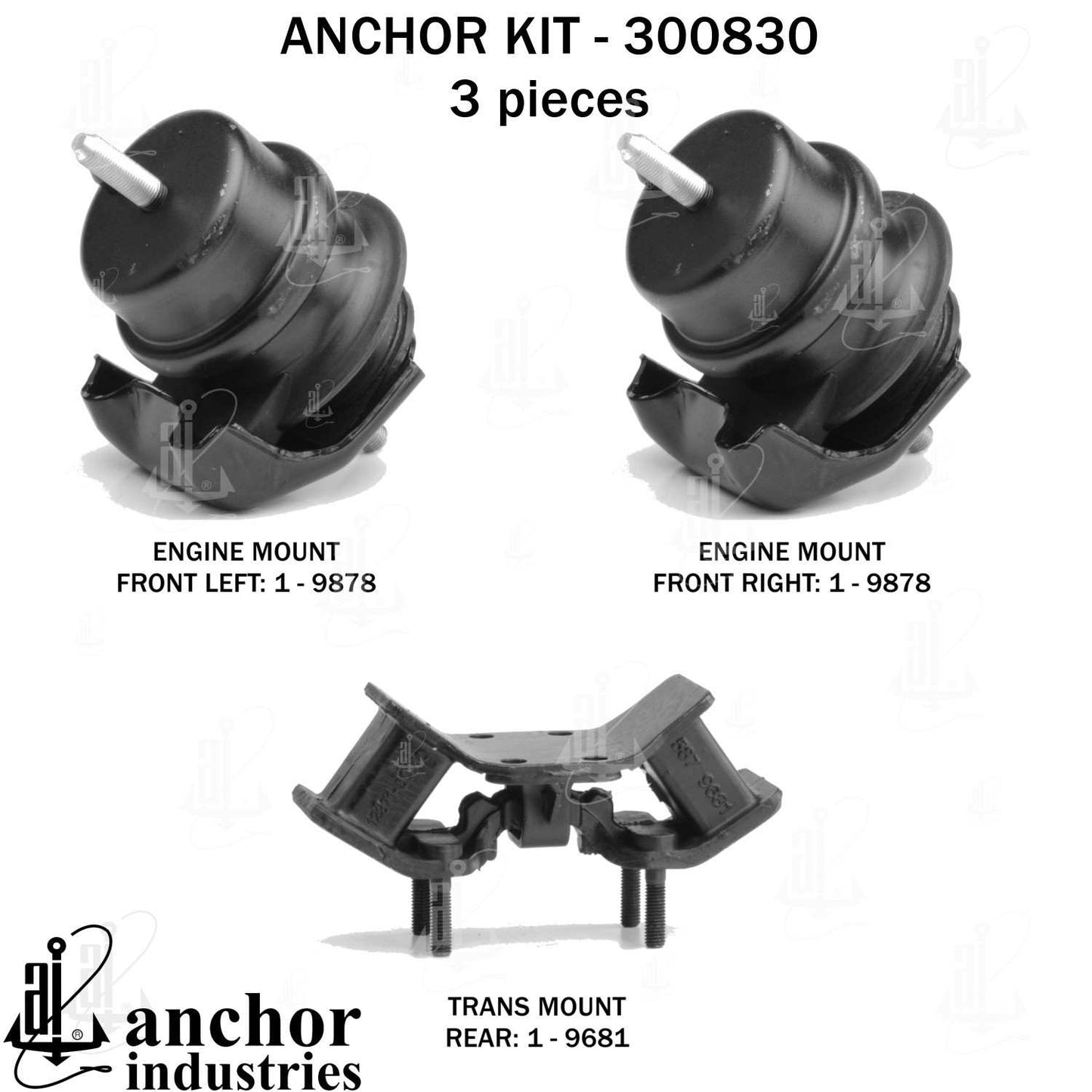 Anchor Engine Mount Kit 300830