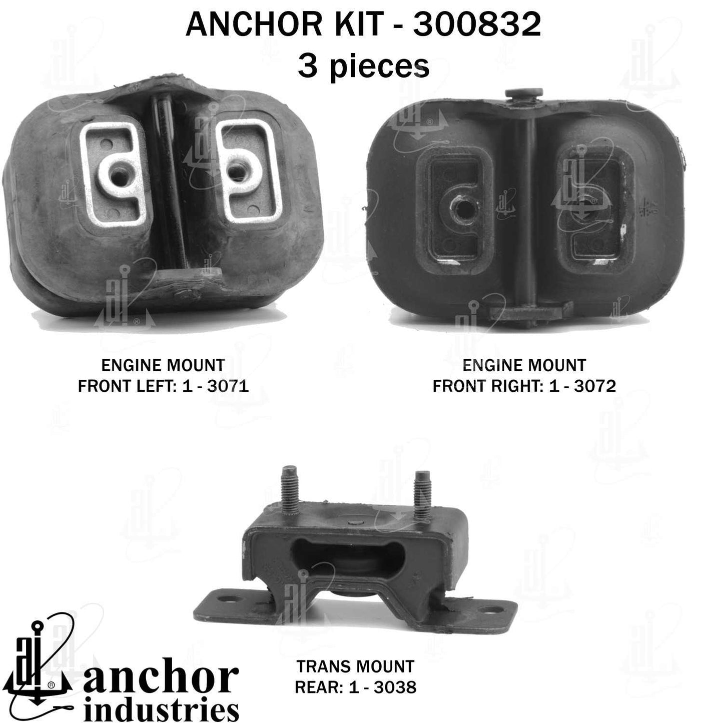 Anchor Engine Mount Kit 300832