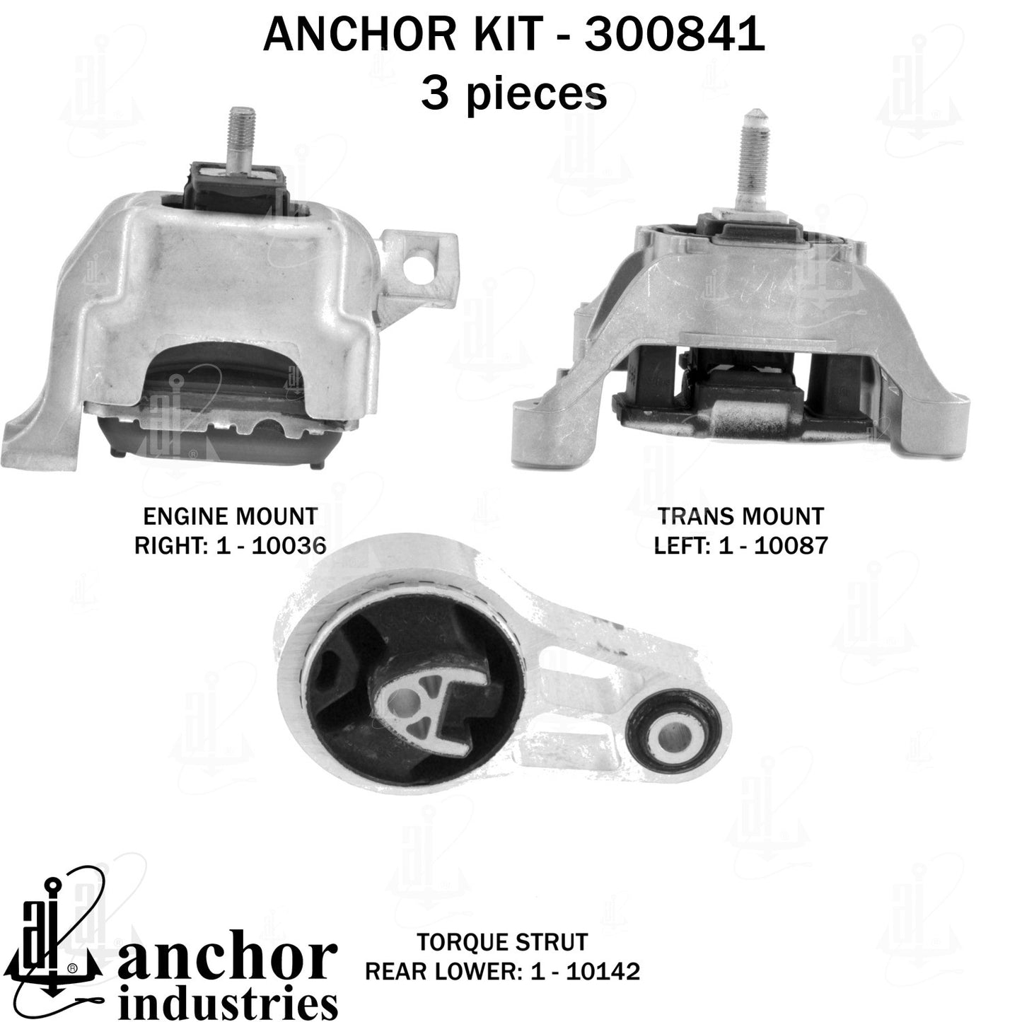 Anchor Mounts Engine Mount Kit 300841 image 6