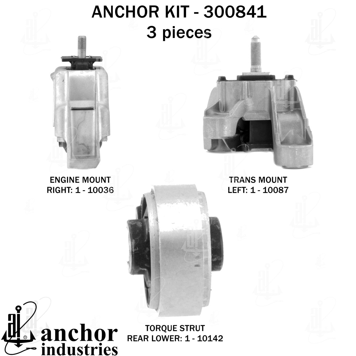 Anchor Mounts Engine Mount Kit 300841 image 4