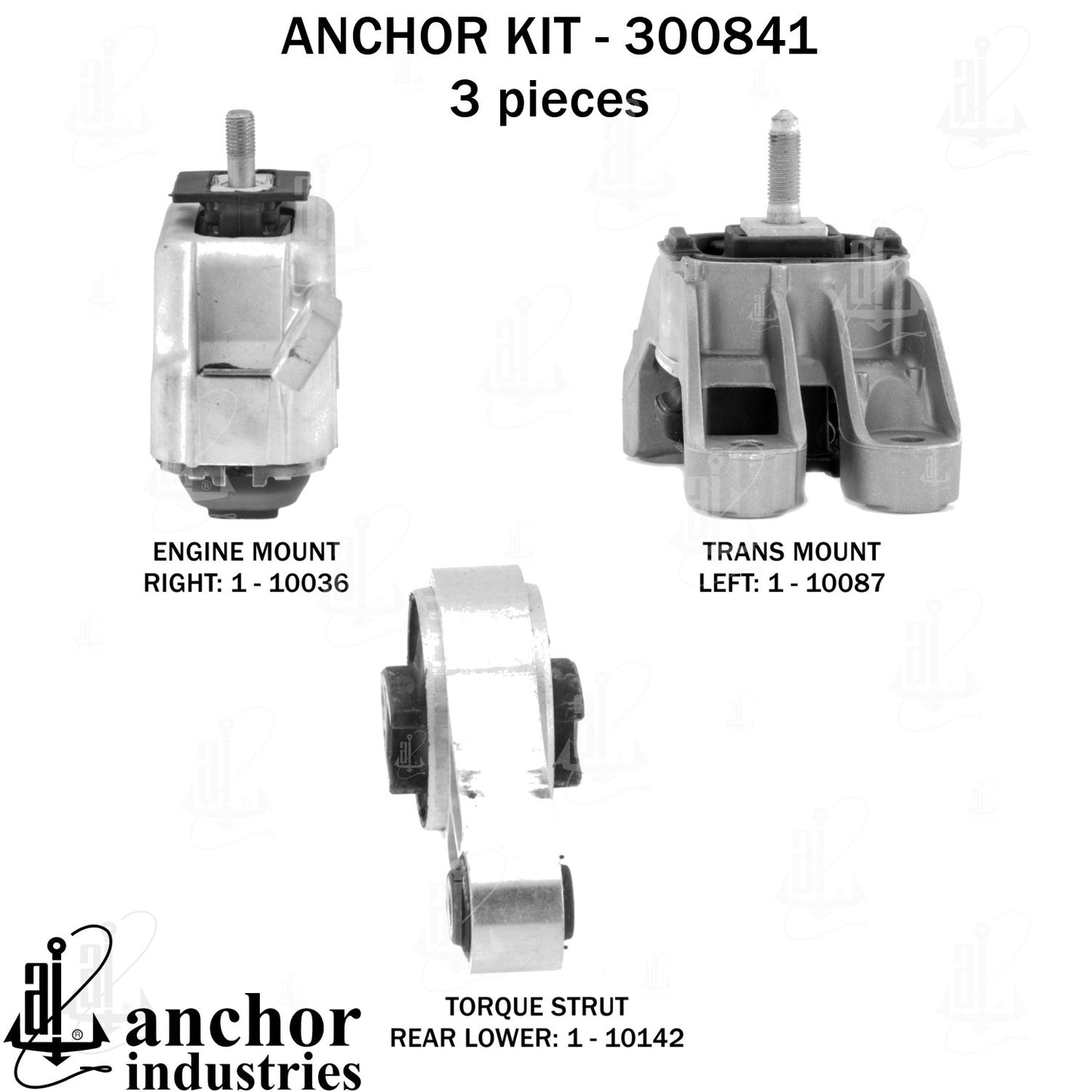Anchor Mounts Engine Mount Kit 300841 image 5