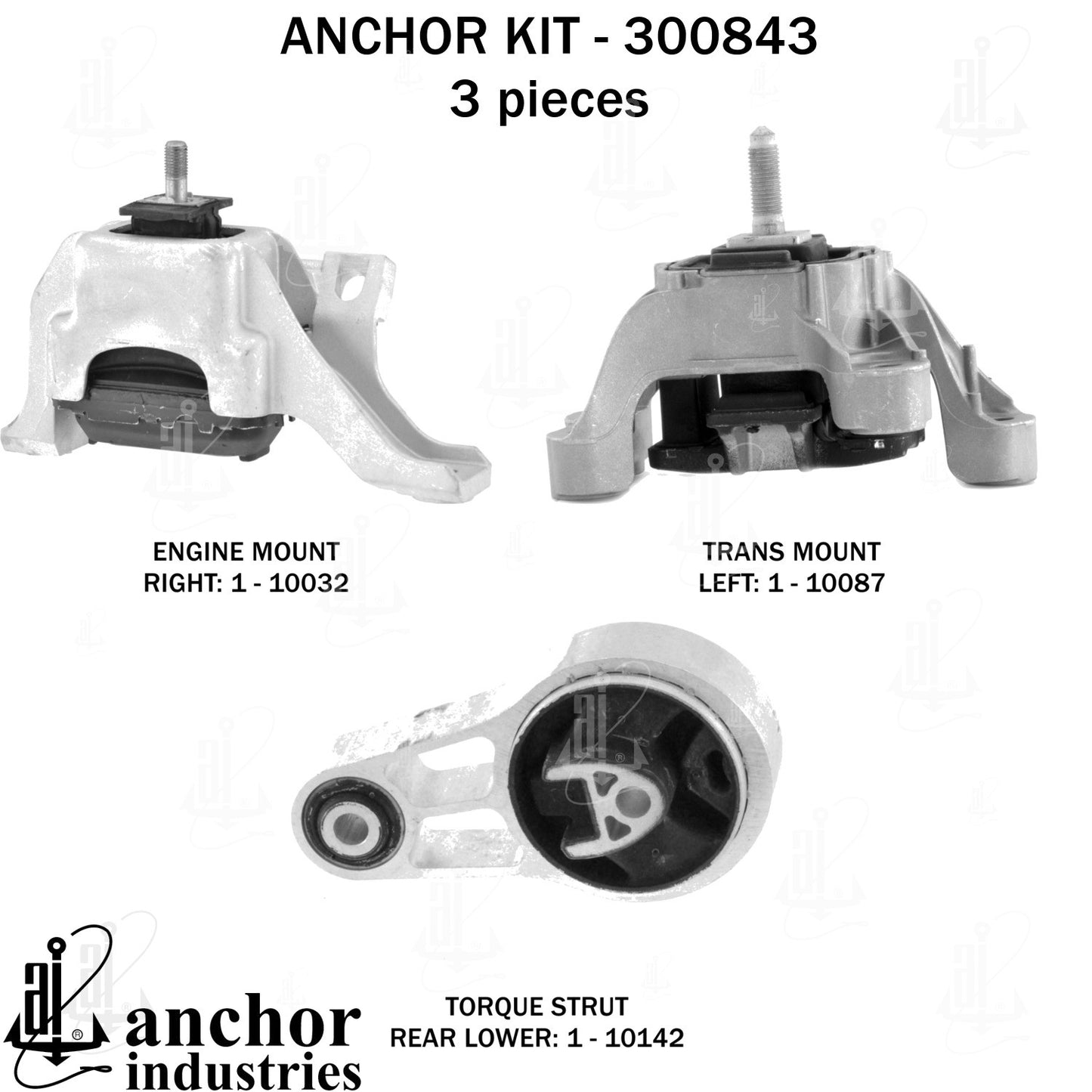 Anchor Mounts Engine Mount Kit 300843 main image