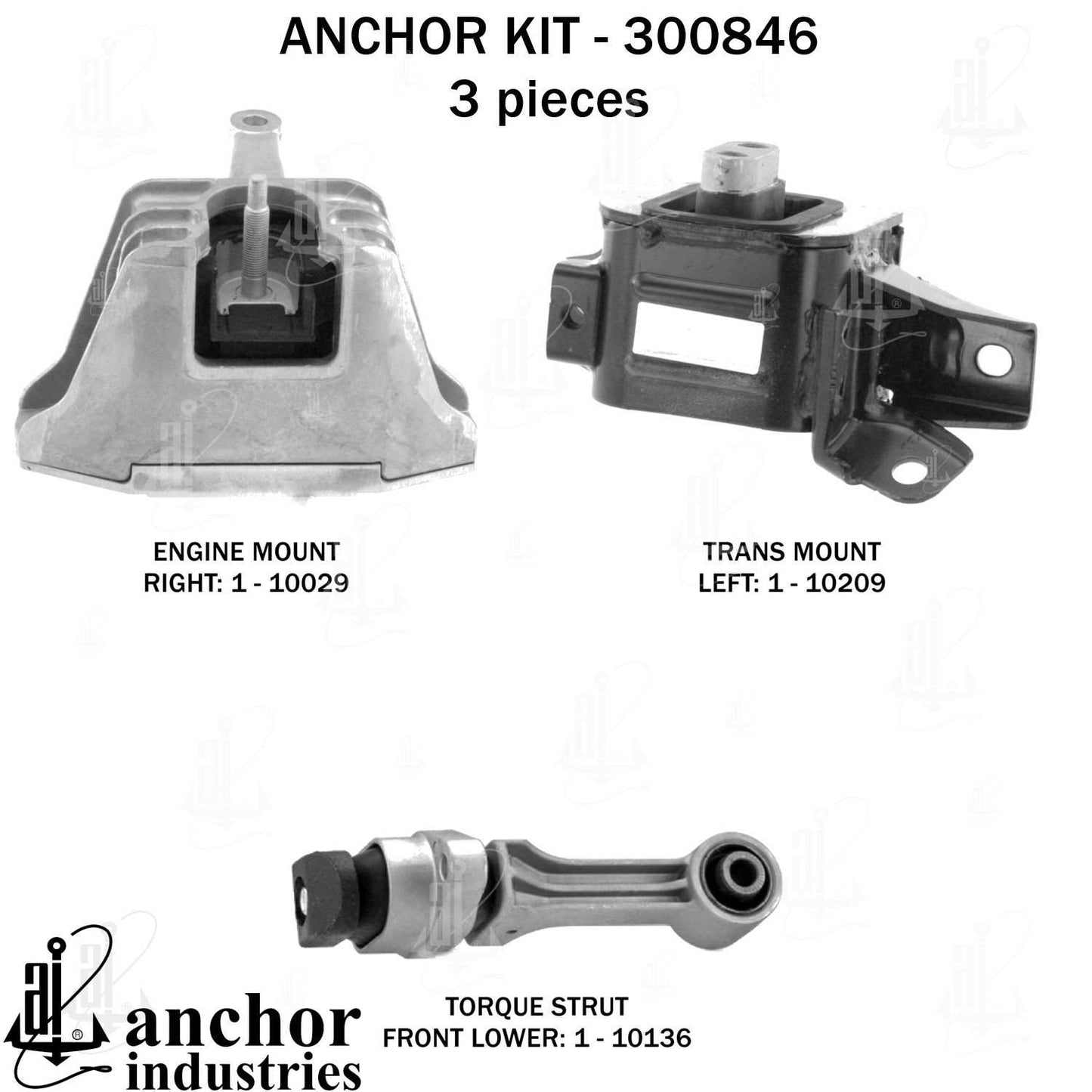 Anchor Engine Mount Kit 300846