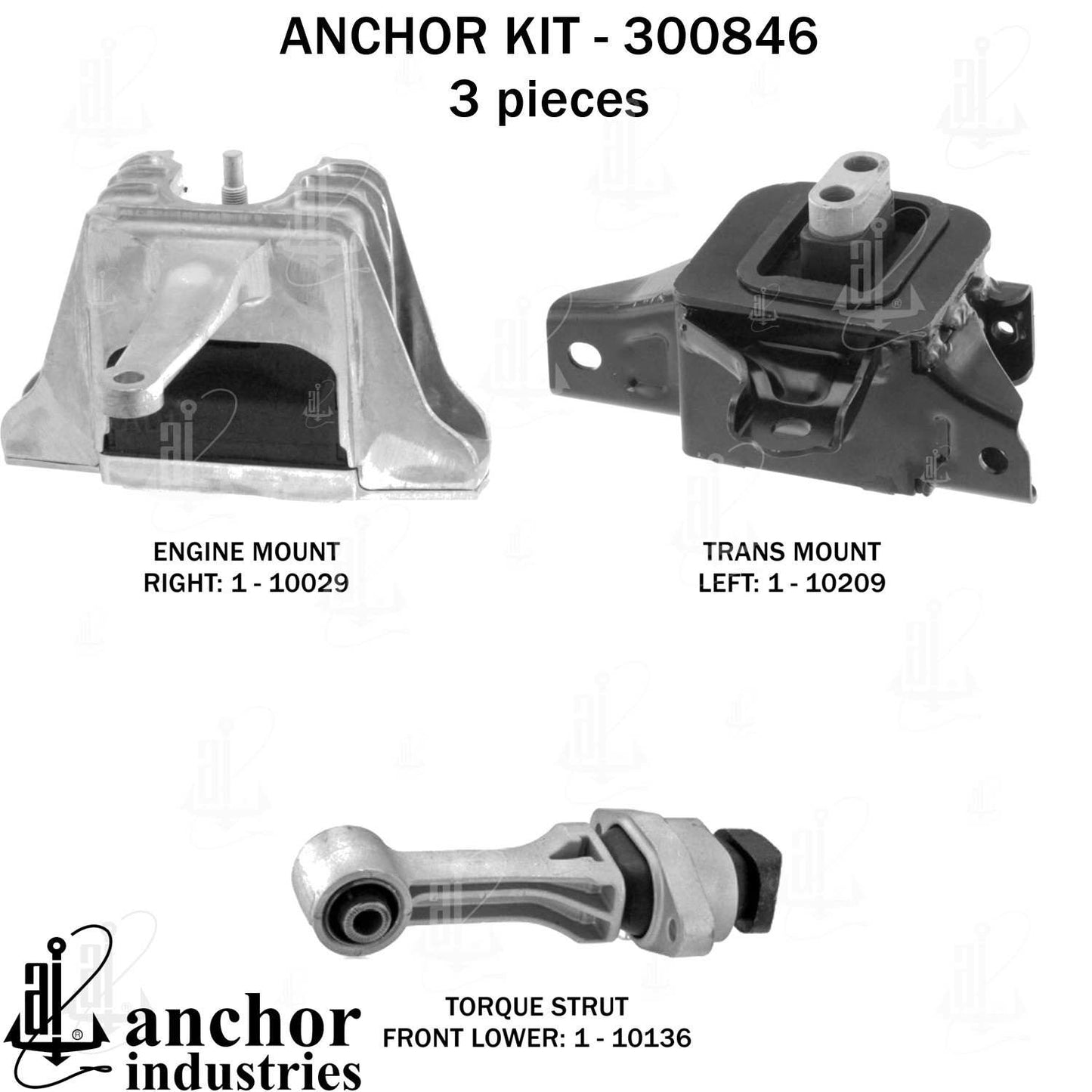 Anchor Engine Mount Kit 300846