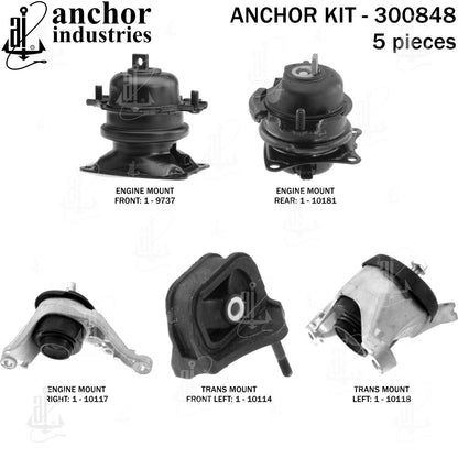 Anchor Mounts Engine Mount Kit 300848 image 4
