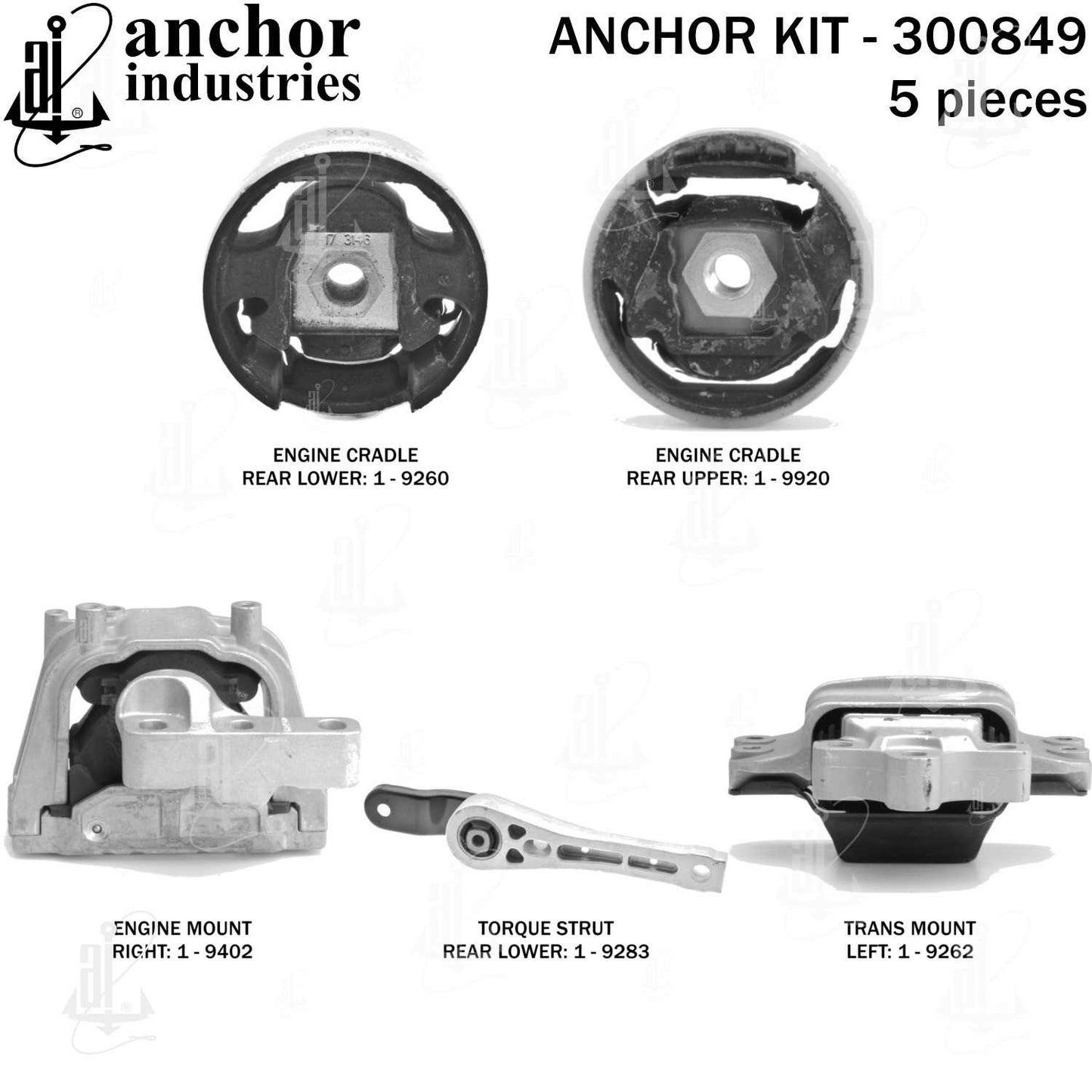 Anchor Engine Mount Kit 300849