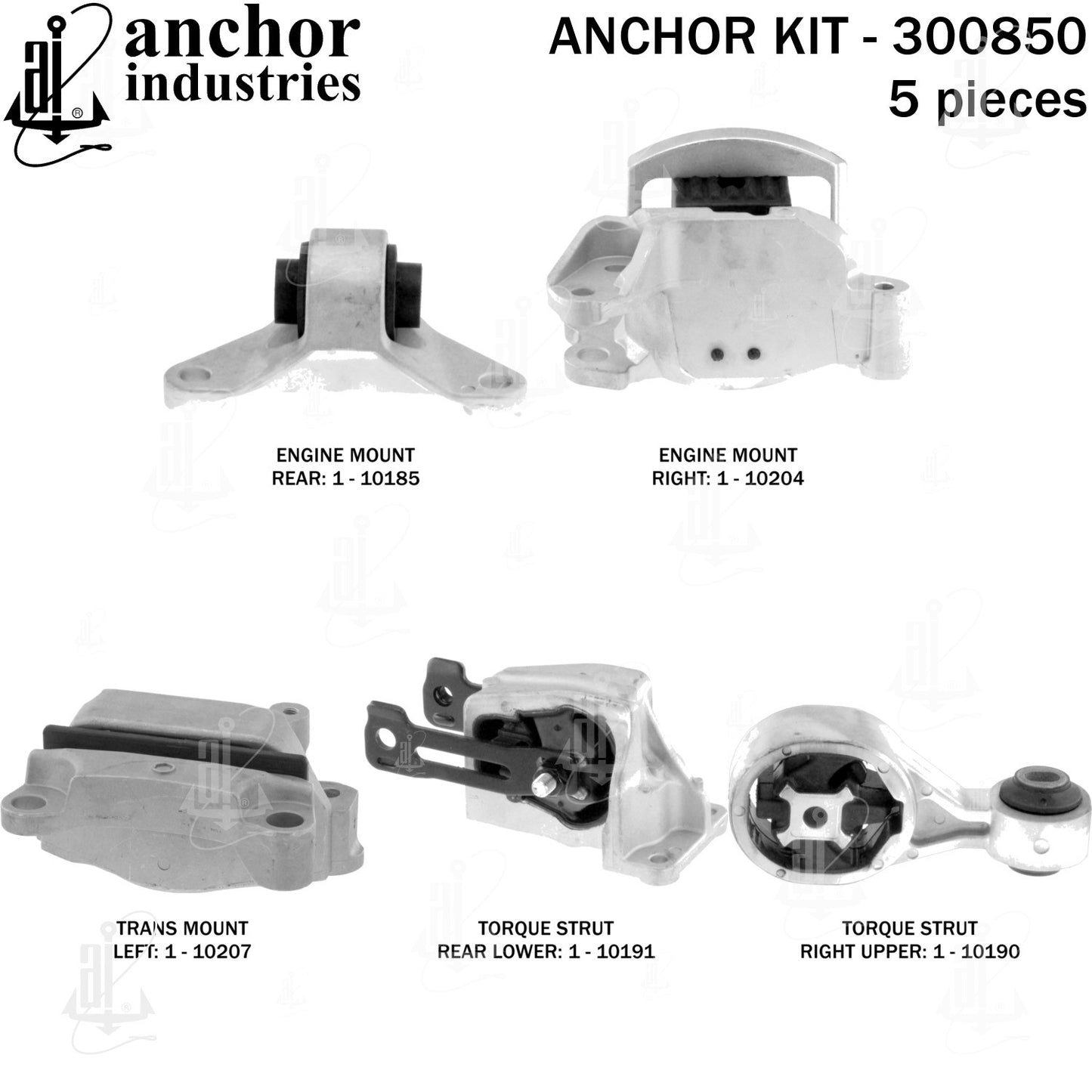 Anchor Mounts Engine Mount Kit 300850 image 5
