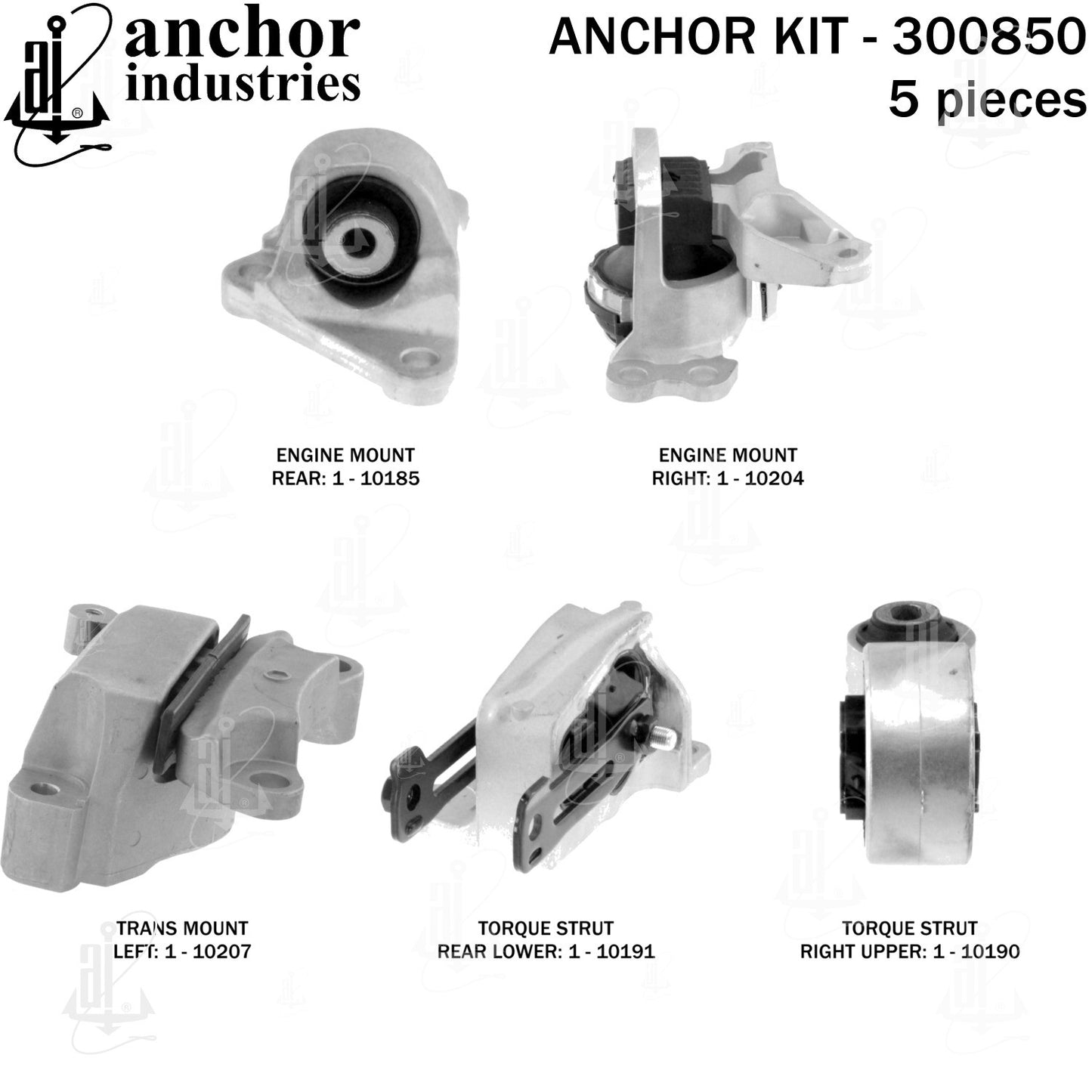 Anchor Mounts Engine Mount Kit 300850 image 3