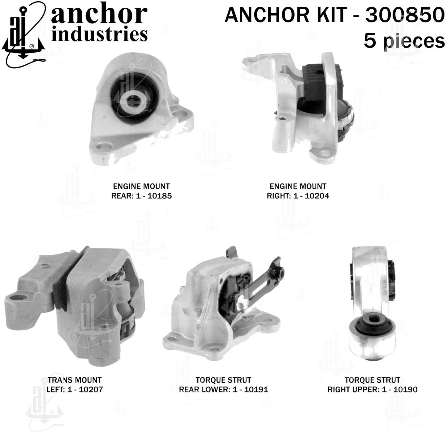 Anchor Mounts Engine Mount Kit 300850 image 4