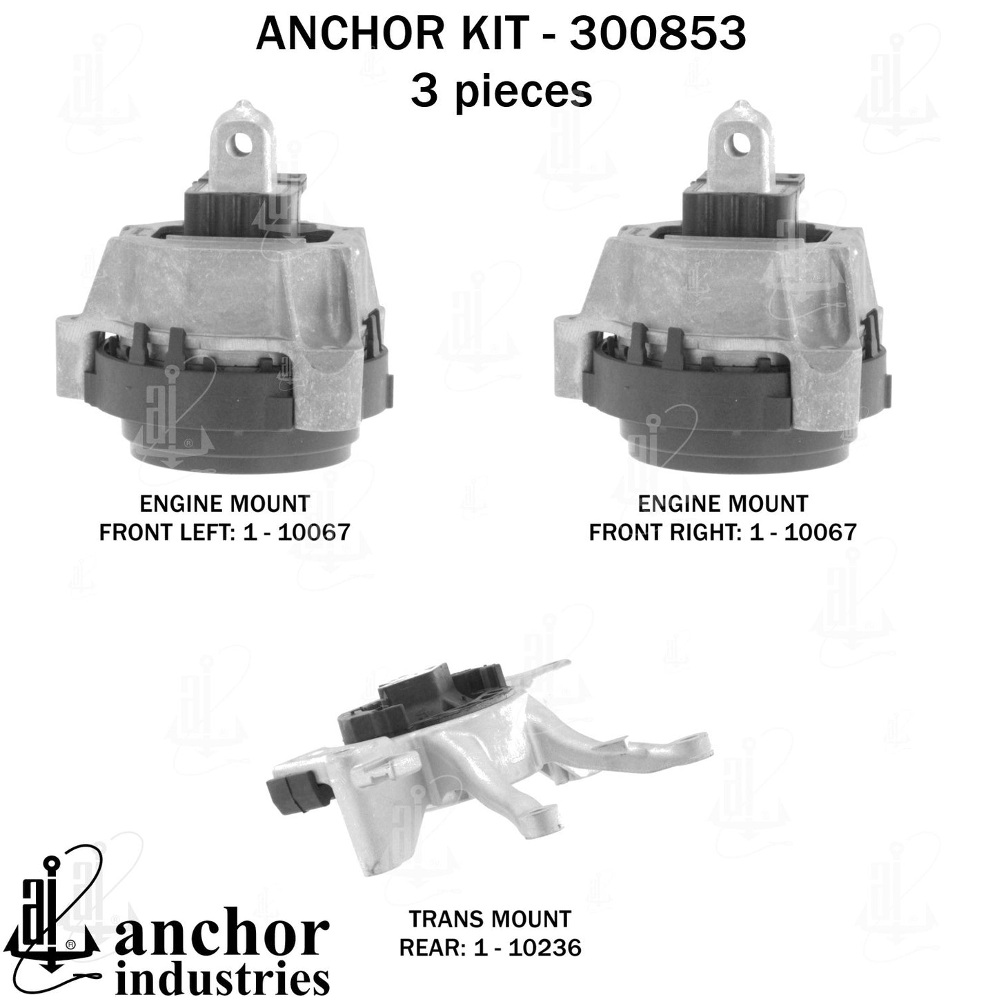 Anchor Mounts Engine Mount Kit 300853 image 5
