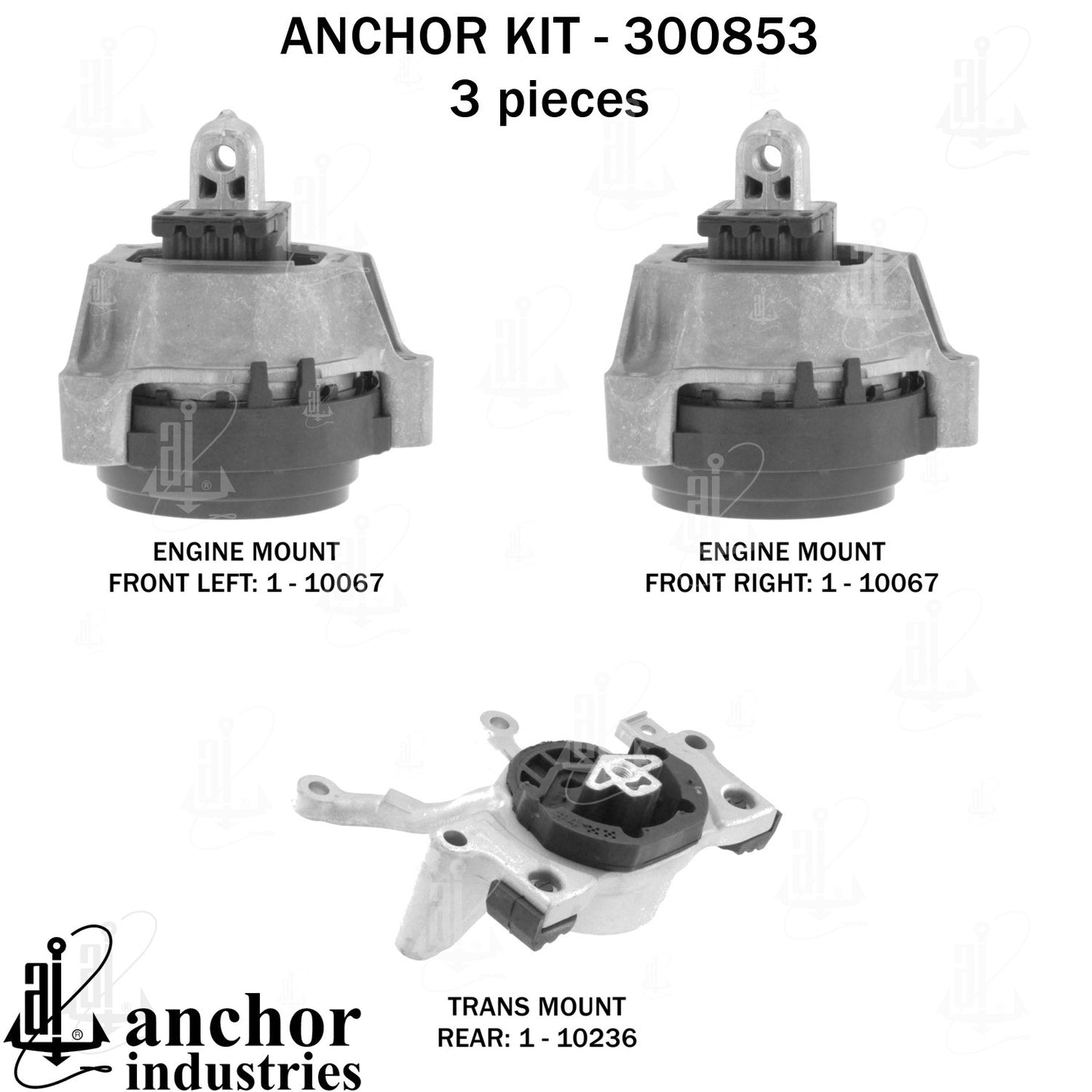 Anchor Mounts Engine Mount Kit 300853 main image