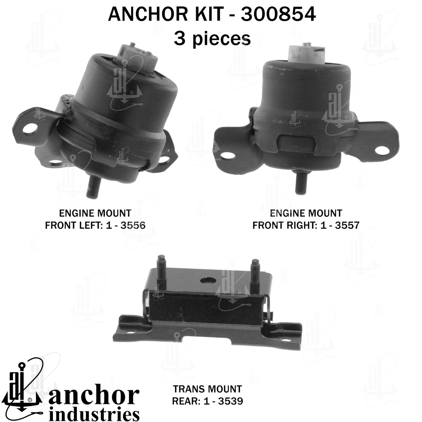Anchor Mounts Engine Mount Kit 300854 image 5