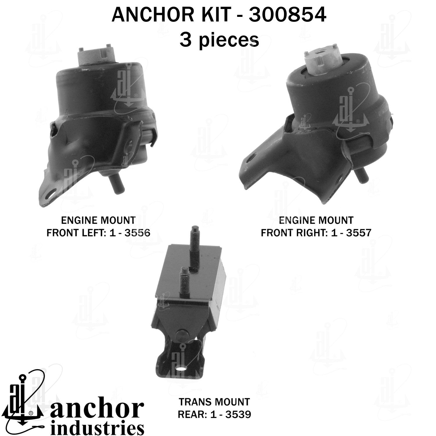 Anchor Mounts Engine Mount Kit 300854 image 3