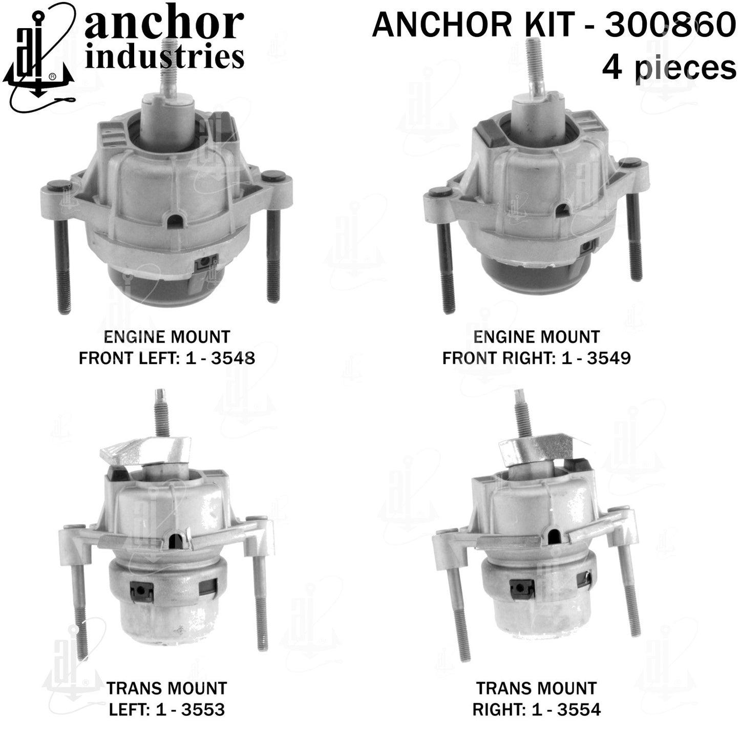 Anchor Mounts Engine Mount Kit 300860 main image