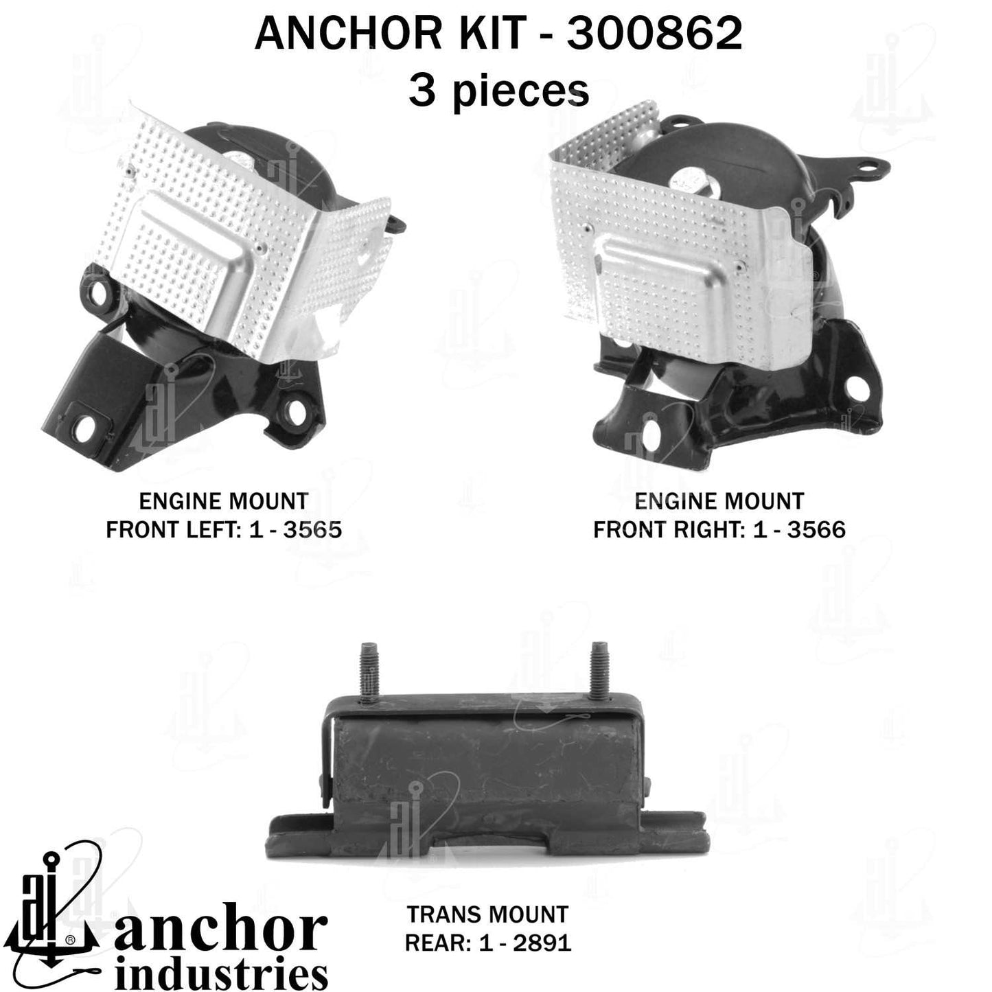 Anchor Engine Mount Kit 300862