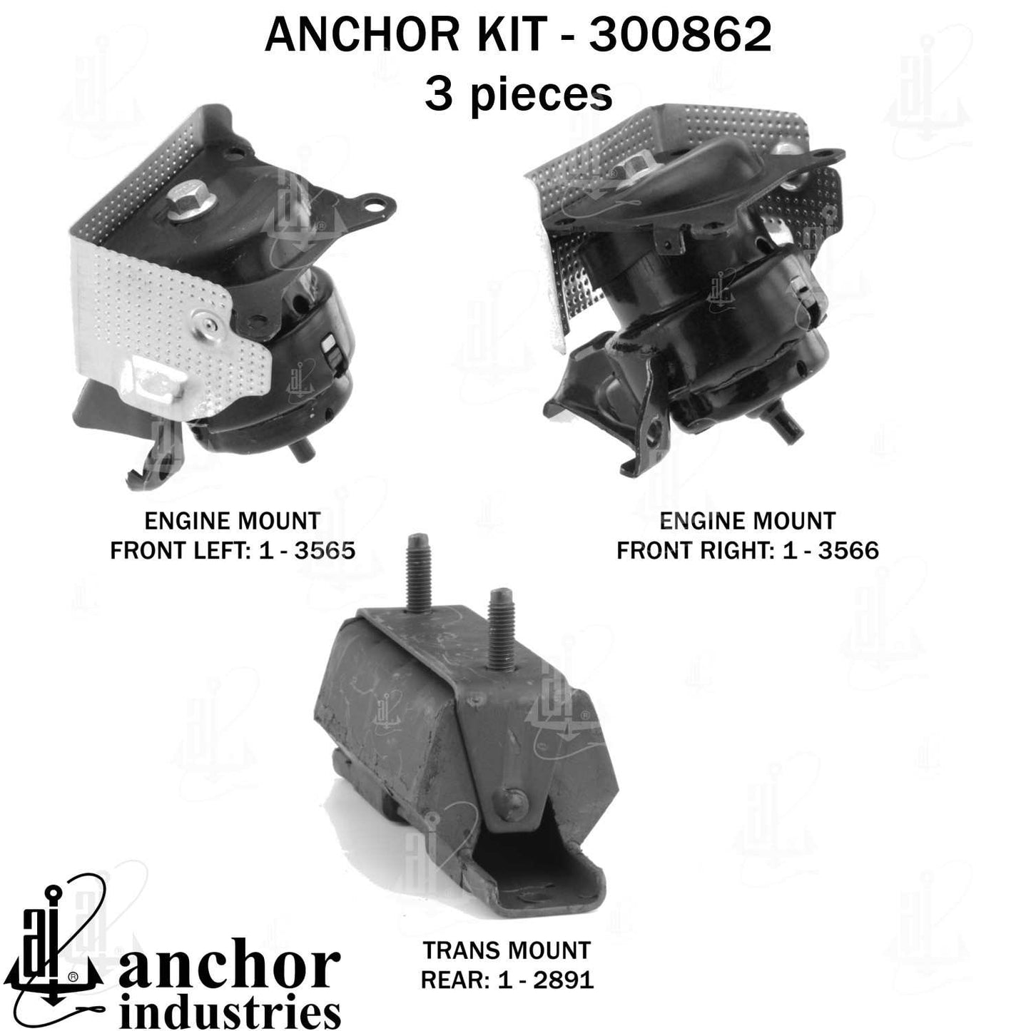Anchor Engine Mount Kit 300862