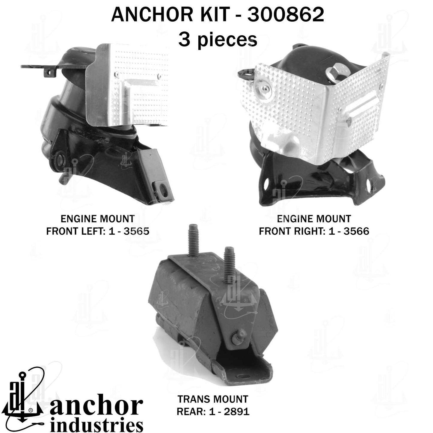 Anchor Engine Mount Kit 300862