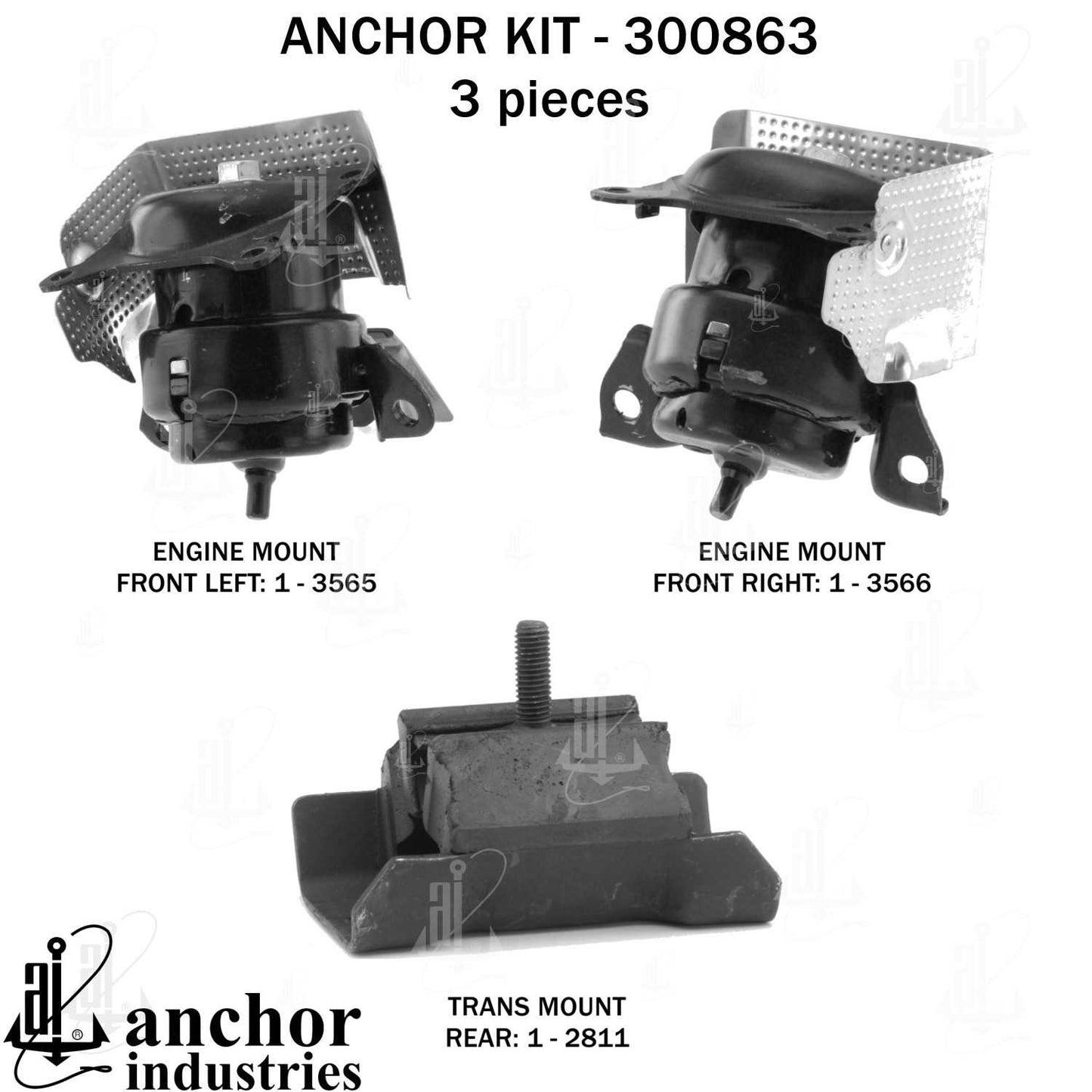 Anchor Engine Mount Kit 300863