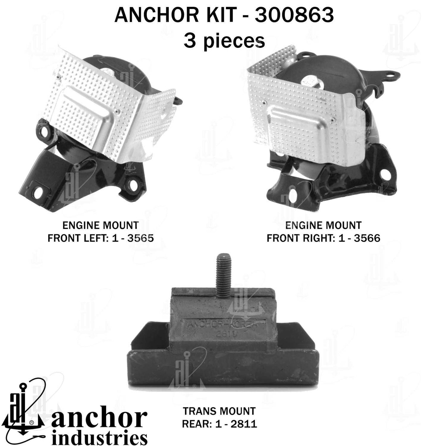 Anchor Engine Mount Kit 300863