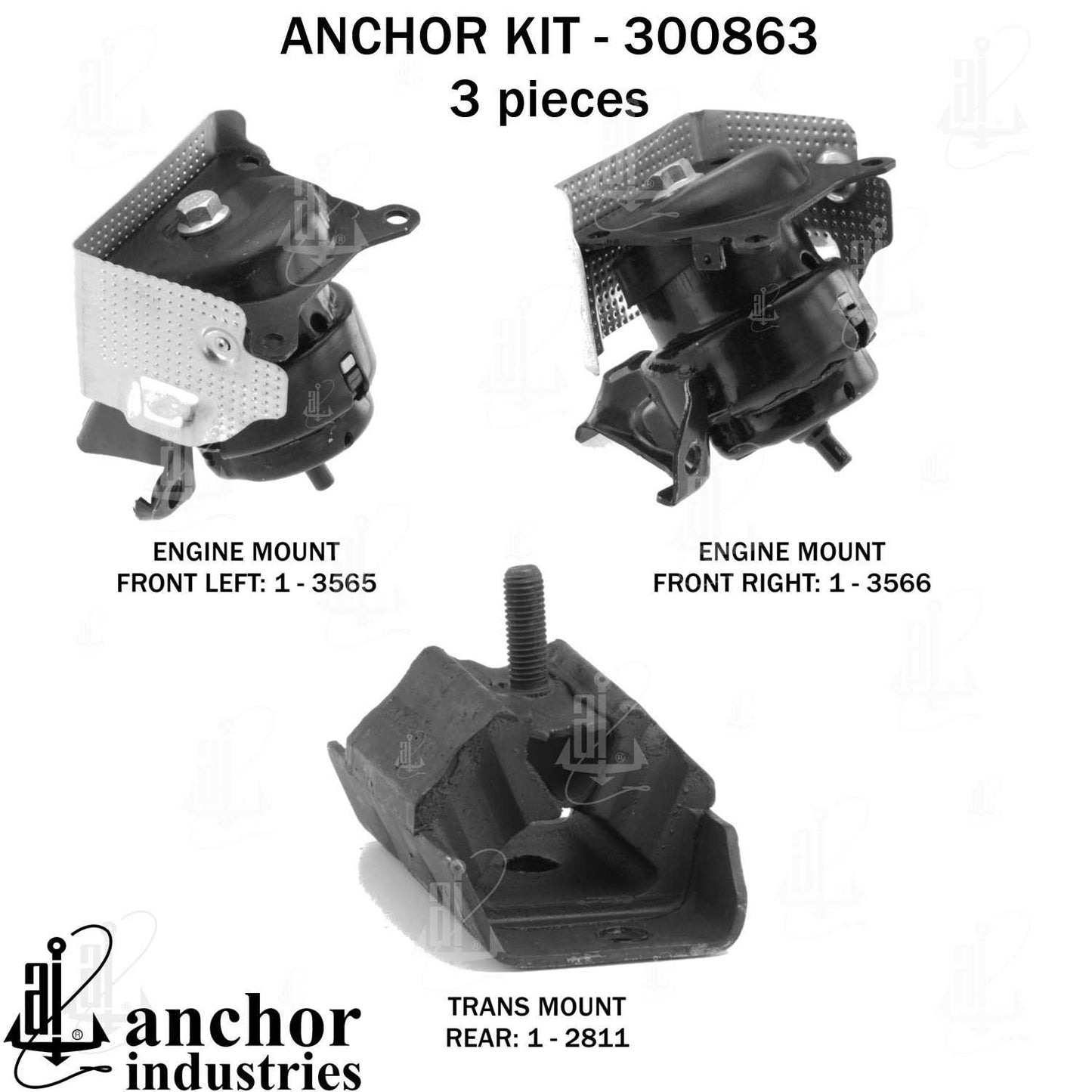 Anchor Engine Mount Kit 300863