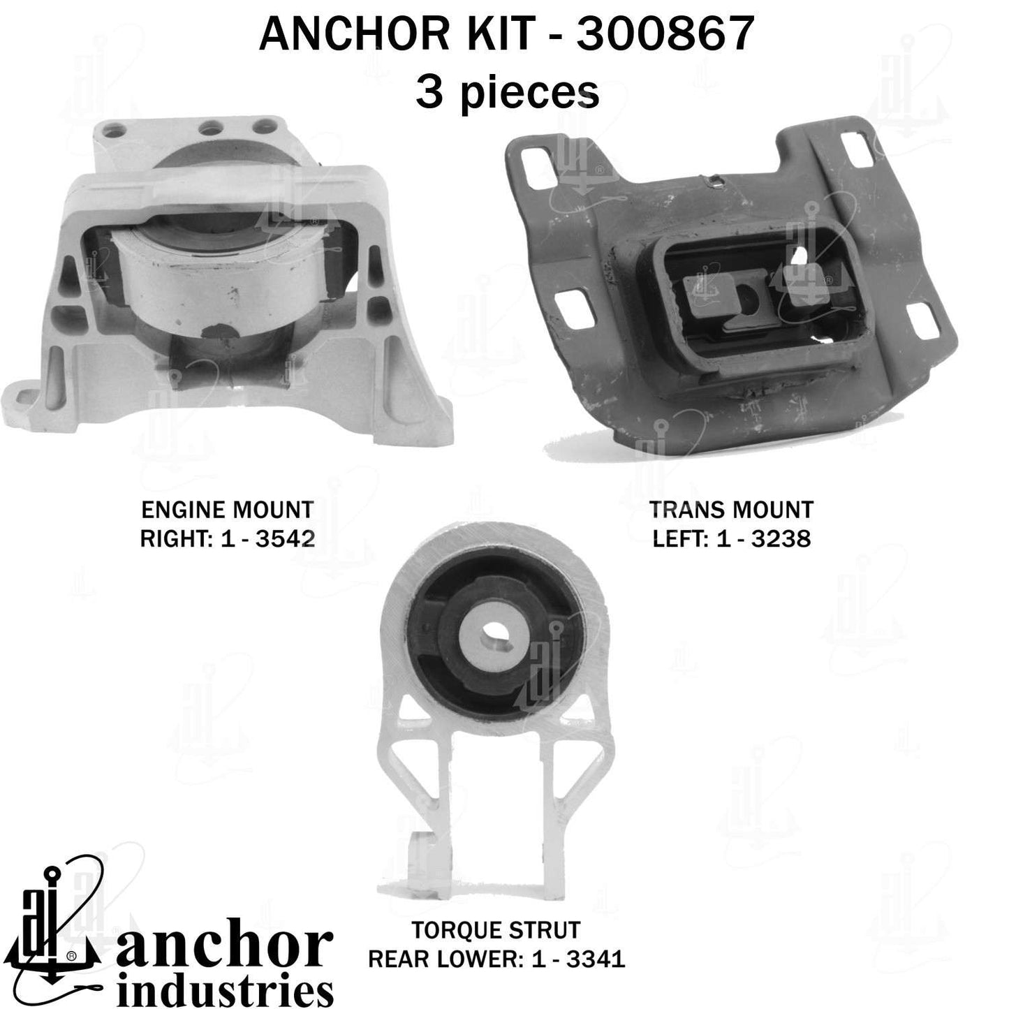 Anchor Engine Mount Kit 300867