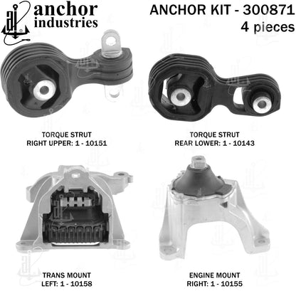 Anchor Mounts Engine Mount Kit 300871 image 5